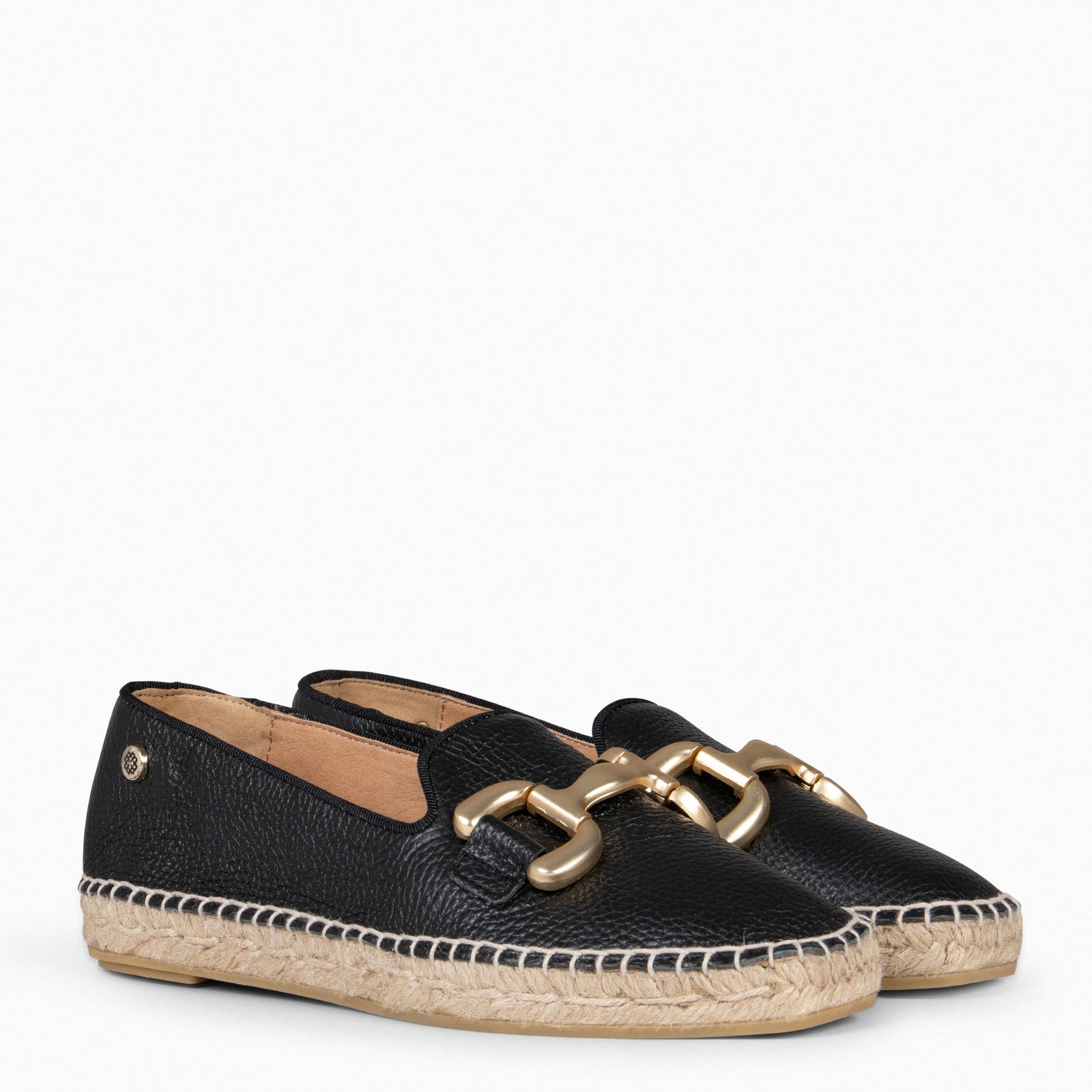 MERAYA - ALPARGATA ELEGANTE NEGRO