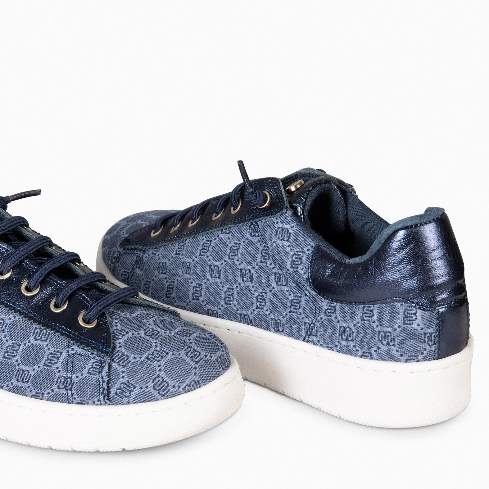 TOULOUSE - Zapatillas cordones elásticos AZUL