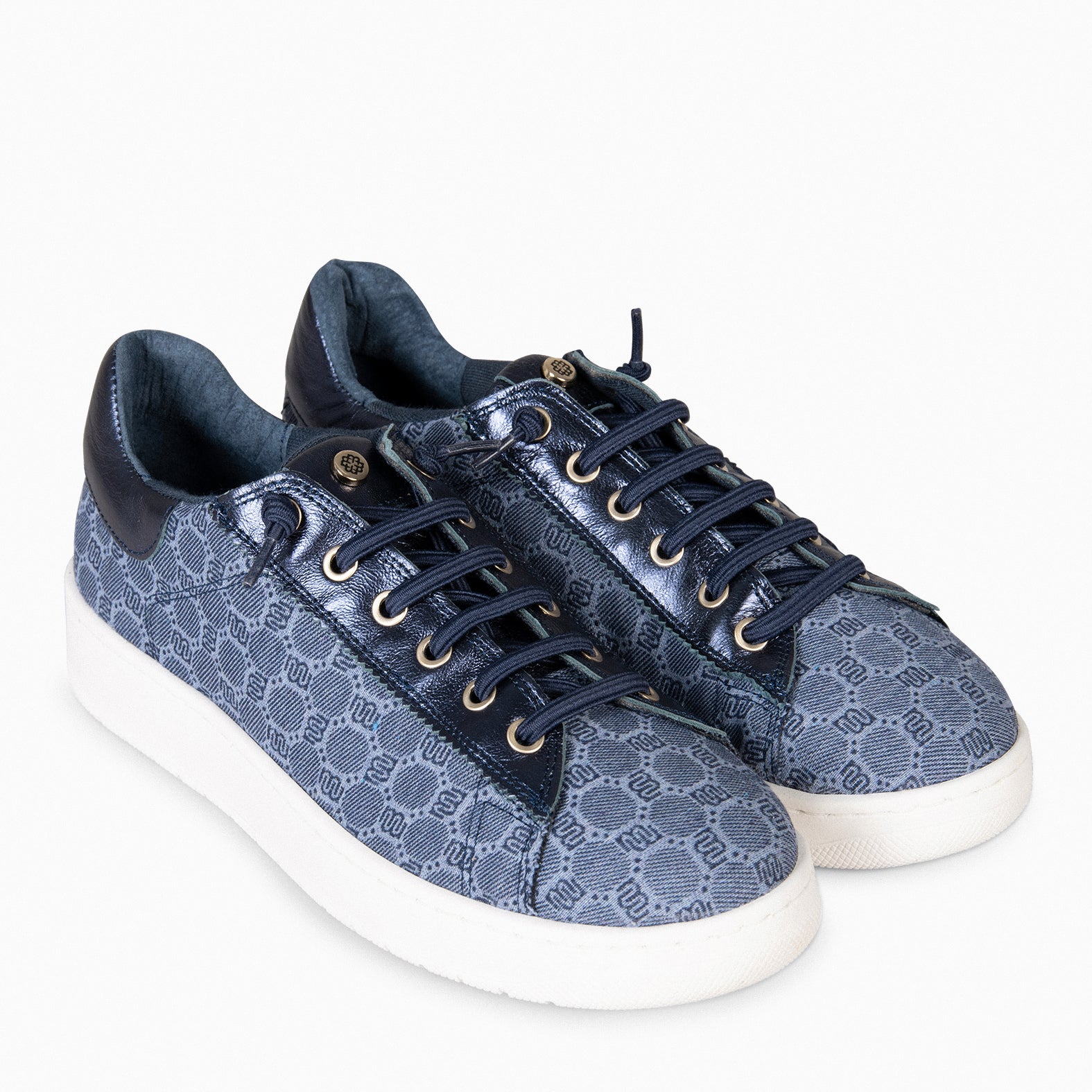 TOULOUSE - Zapatillas cordones elásticos AZUL