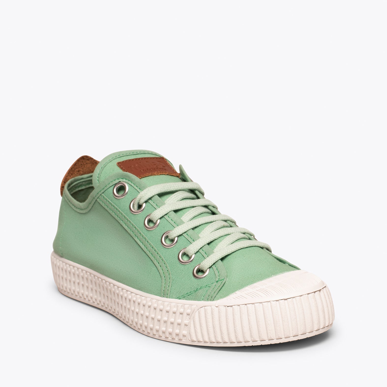 BAMBA Zapatillas de lona para mujer VERDE AGUA