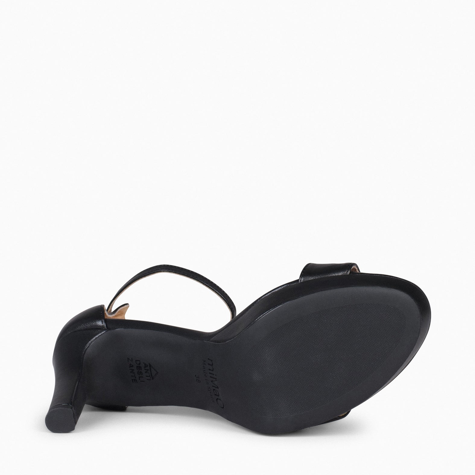 FIESTA - Sandalias de tacón alto y plataforma NEGRO