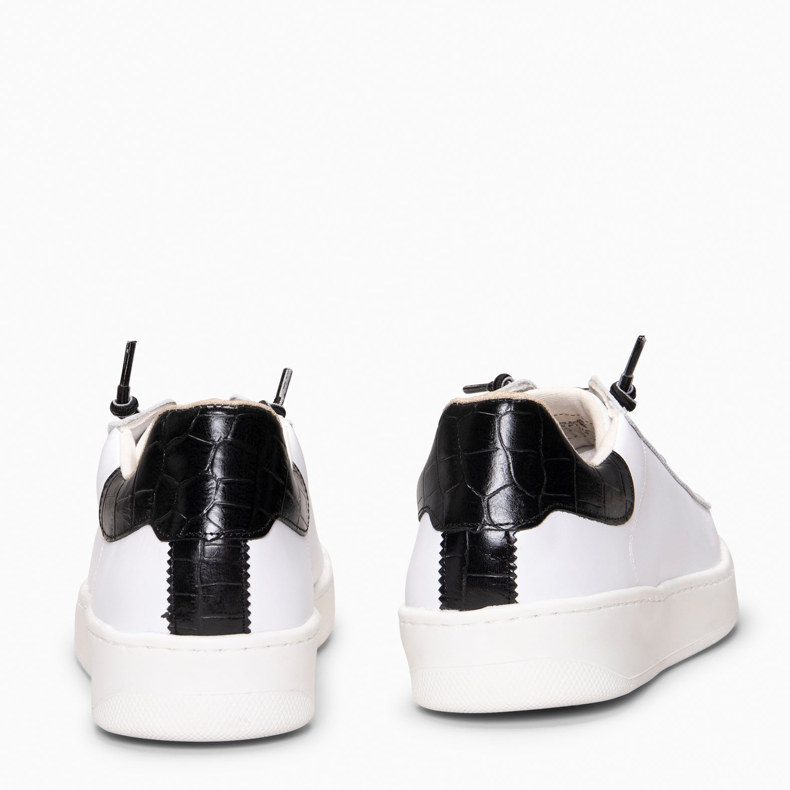 NANTES - Zapatillas Elegantes BLANCO NEGRO
