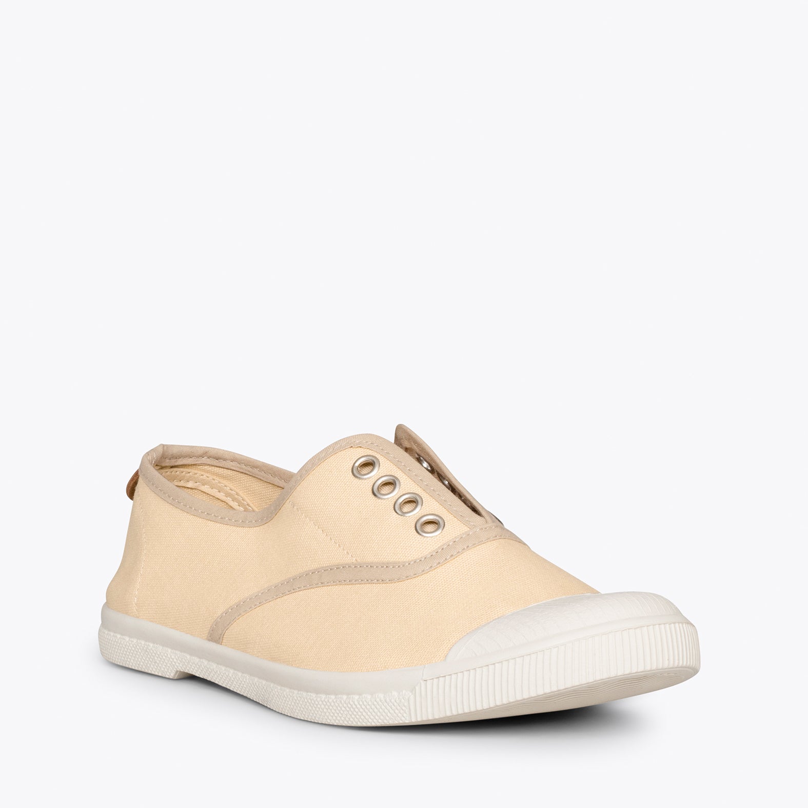 WAY - Zapatillas sin cordones de lona BEIGE