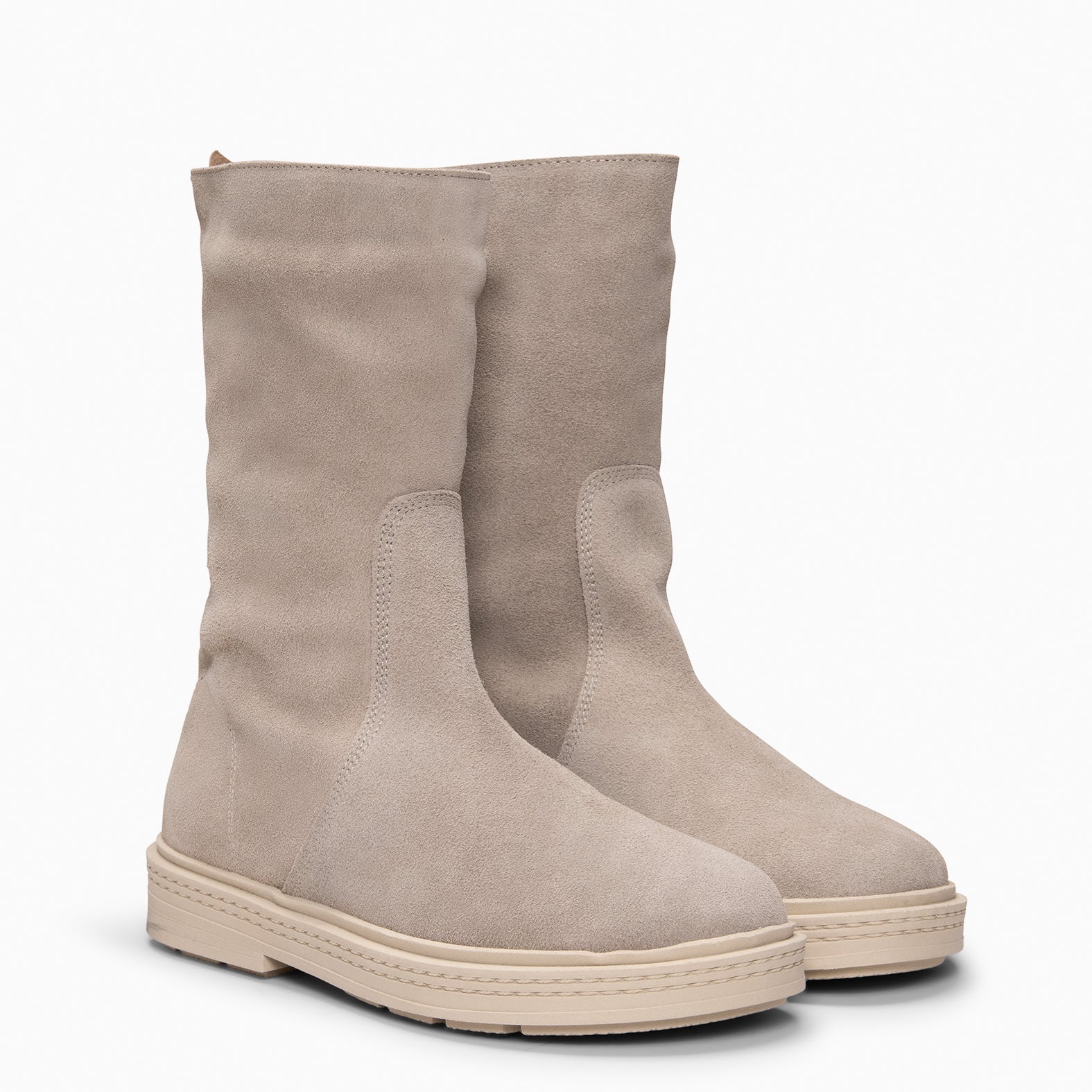 SNOW - Botines forrados de piel BEIGE