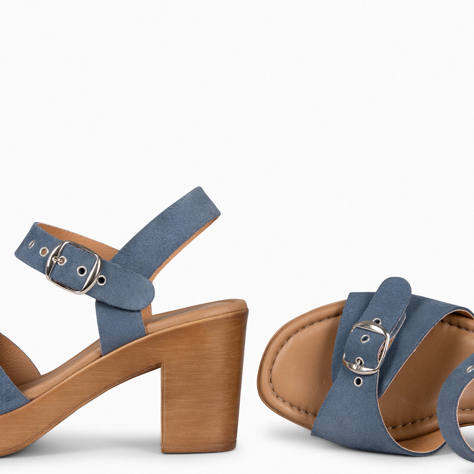 CLEO - Sandalia con hebilla JEANS