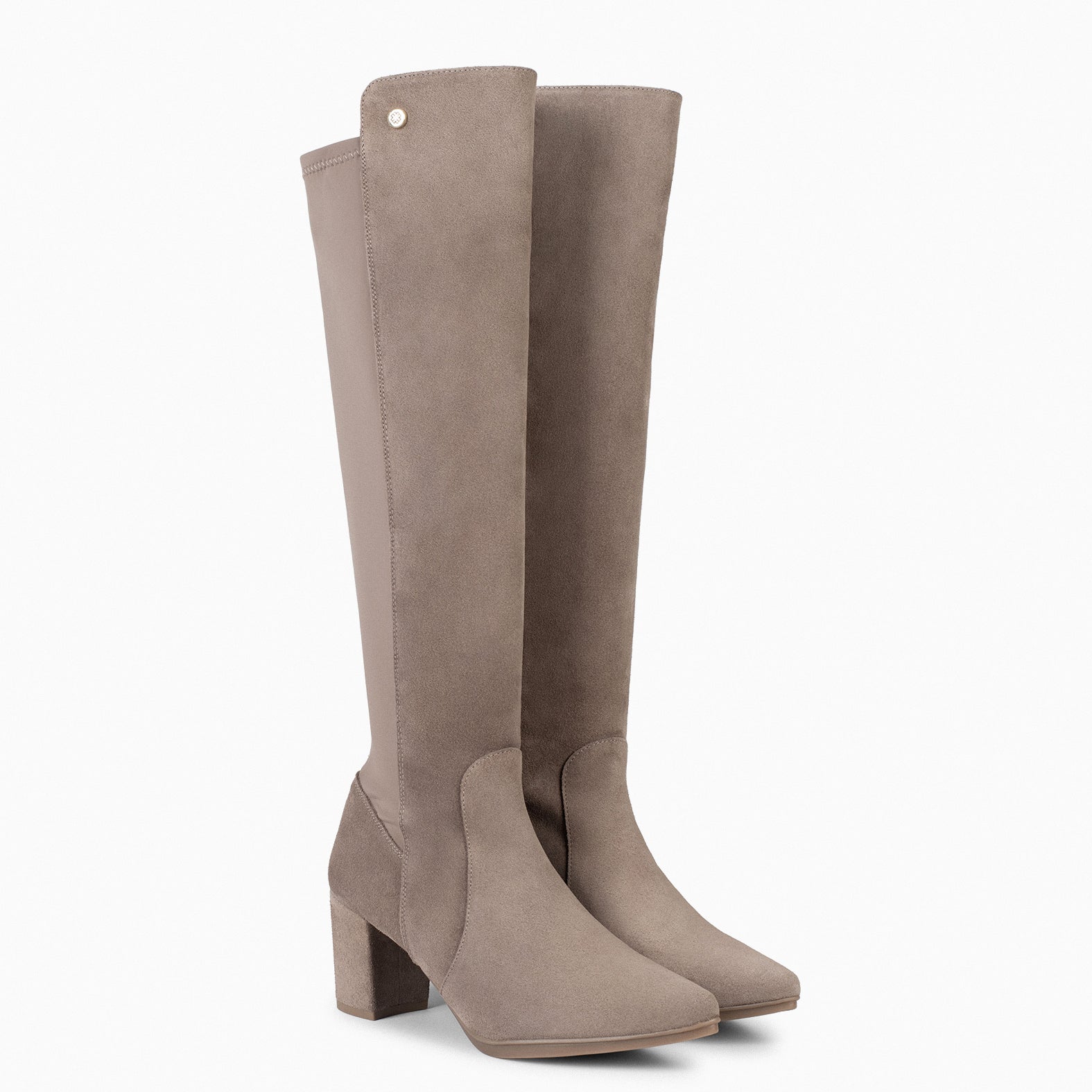 SUNSET – Botas con Tacón TAUPE