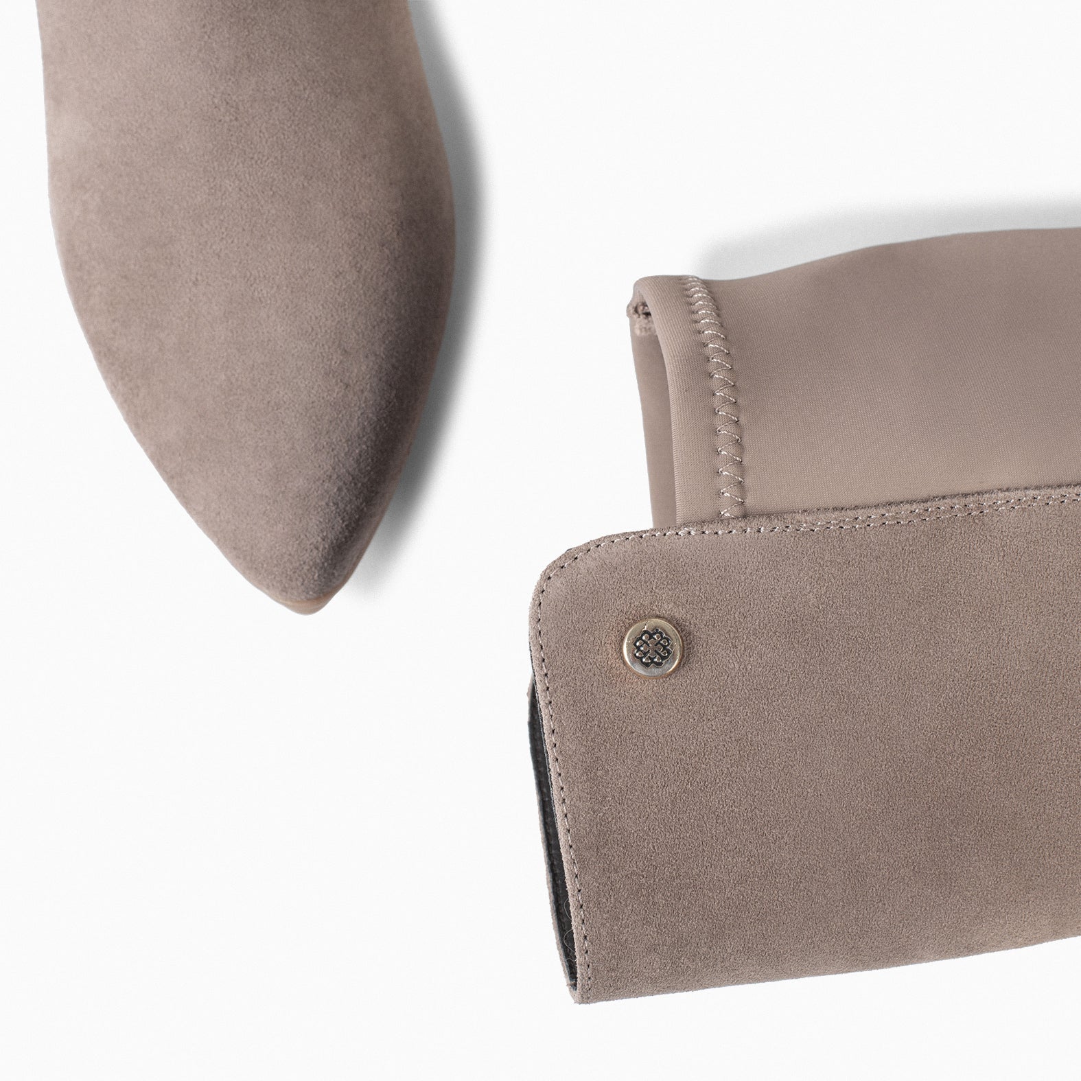 SUNSET – Botas con Tacón TAUPE