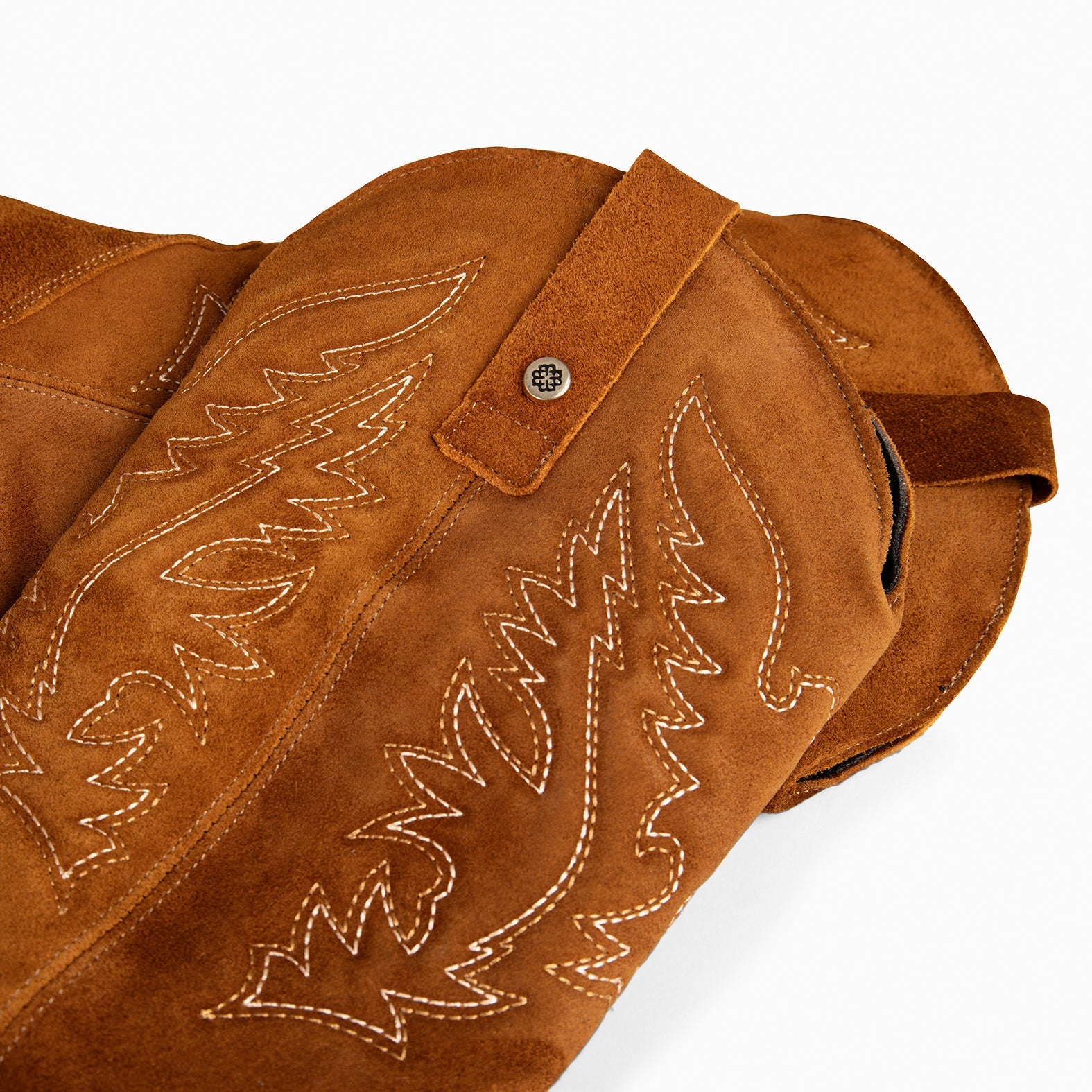 UTAH - Botas Cowboy bordado COÑAC