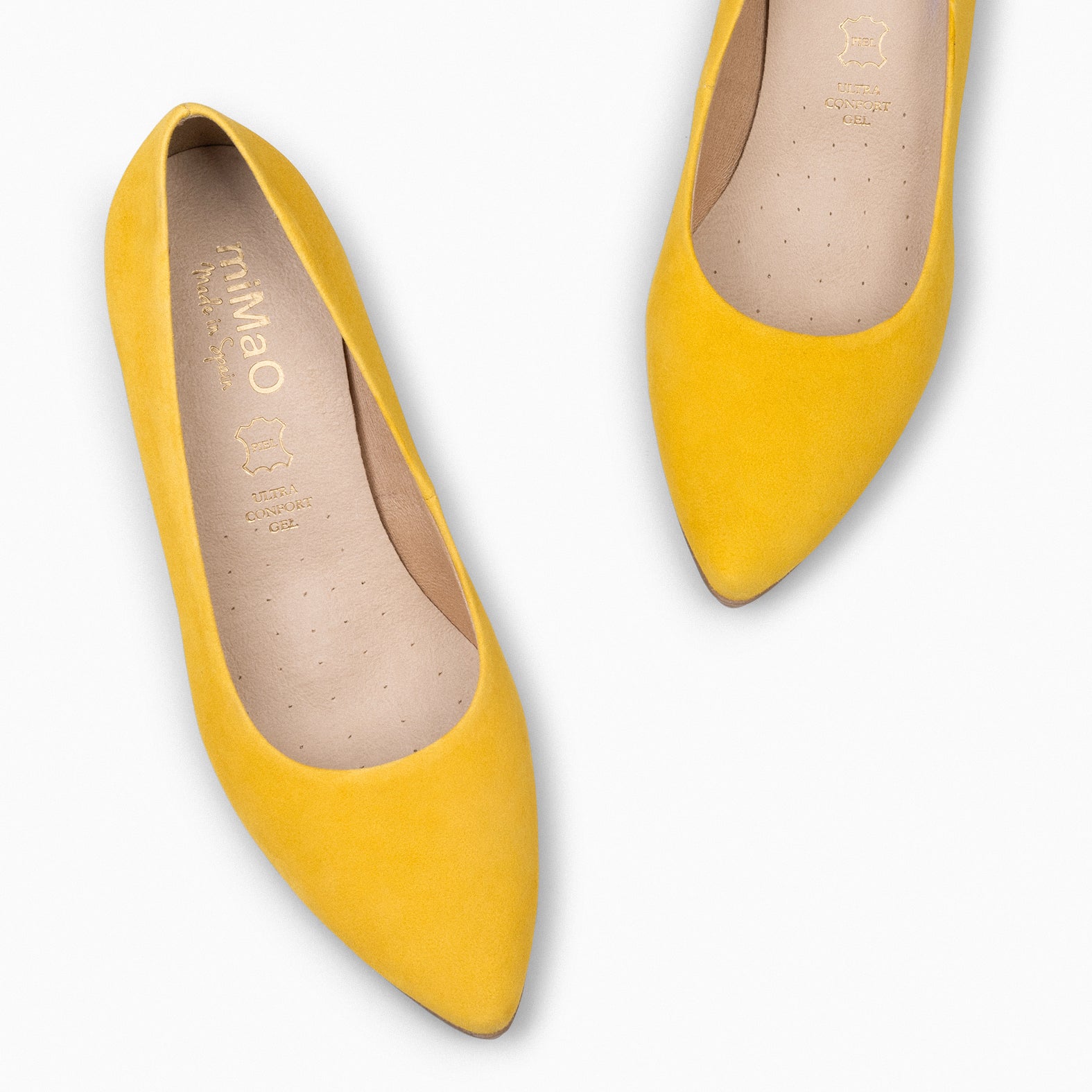 URBAN S - Zapatos de tacón medio ante AMARILLO