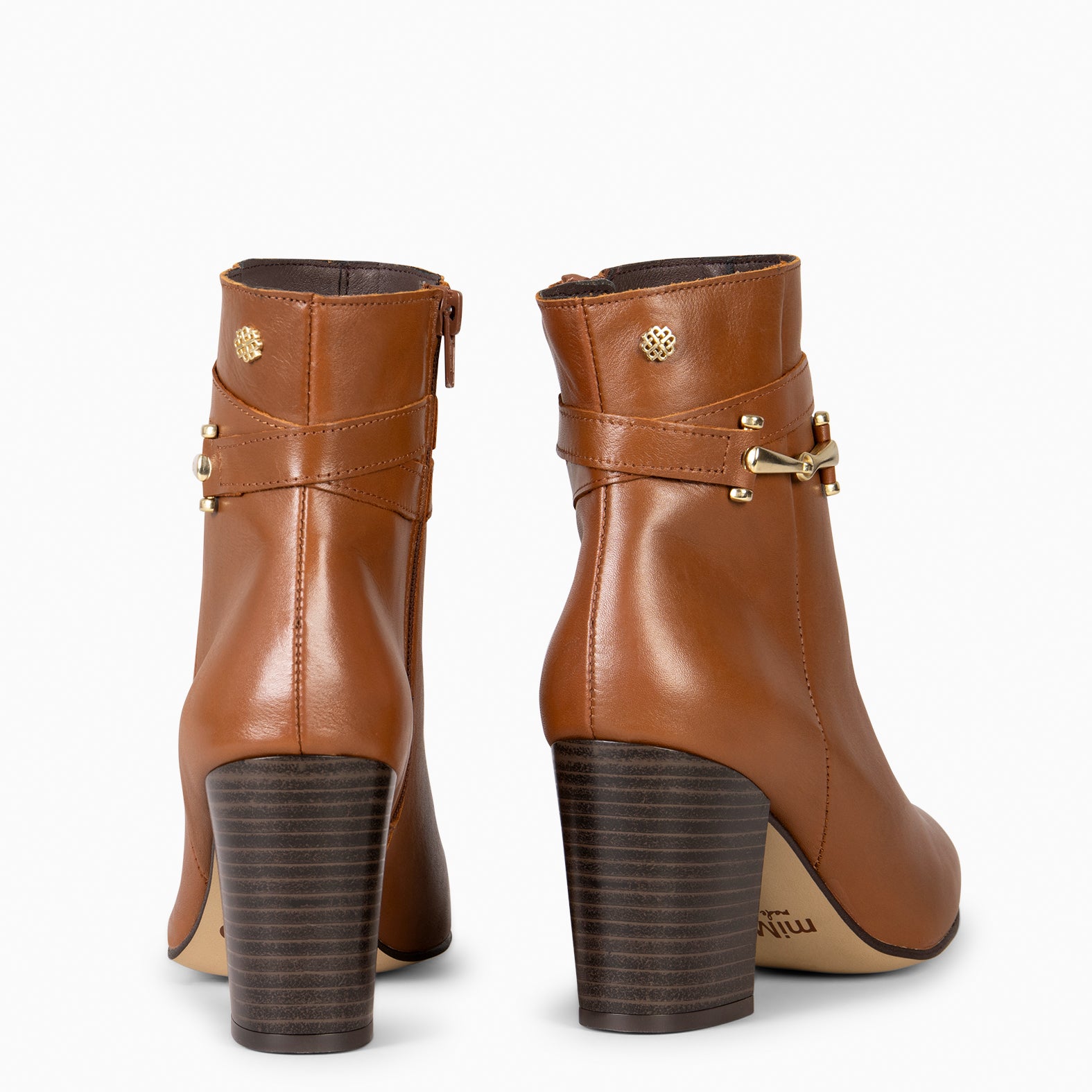 PALACE – Botin con tacón CAMEL