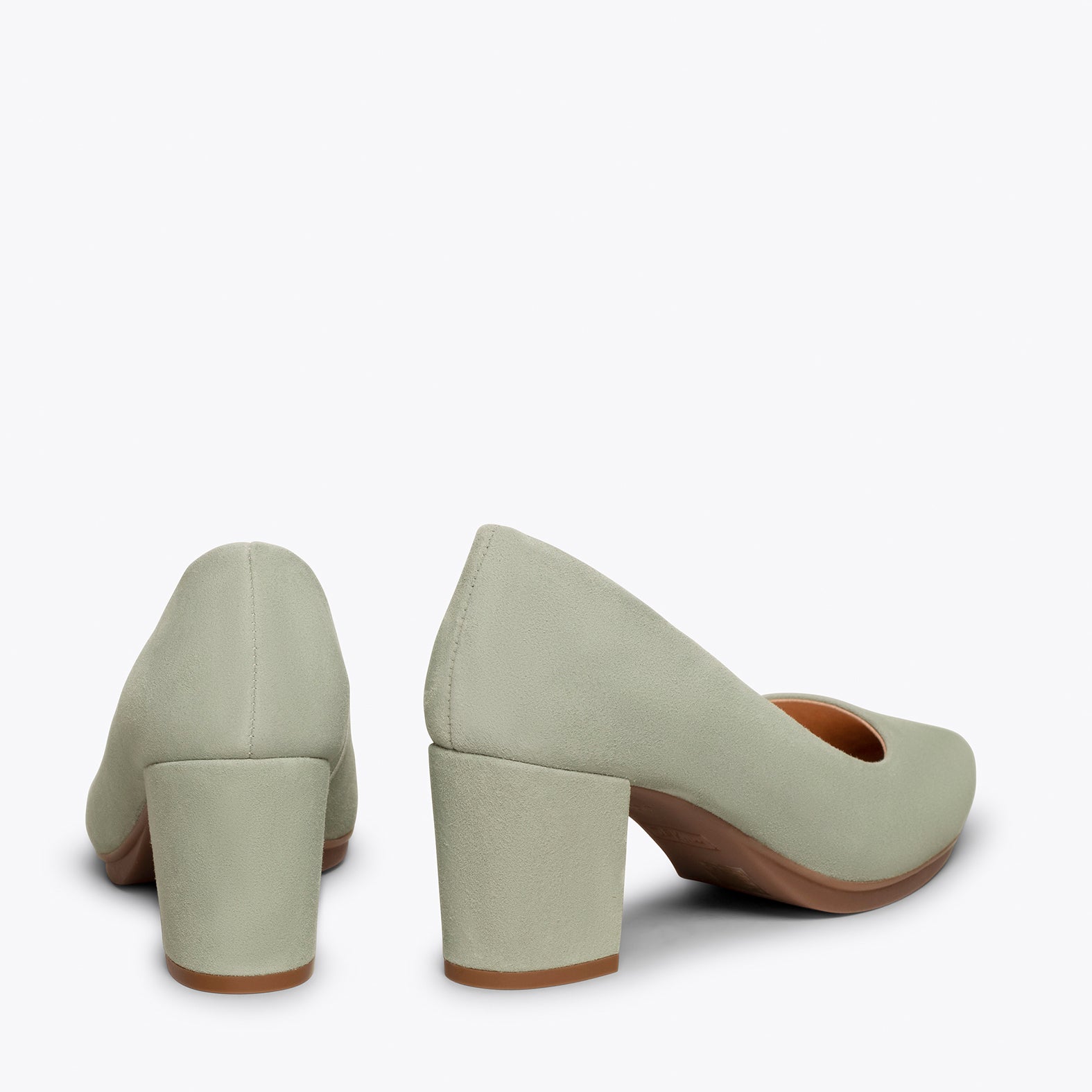URBAN S - Zapato de tacón medio VERDE MENTA