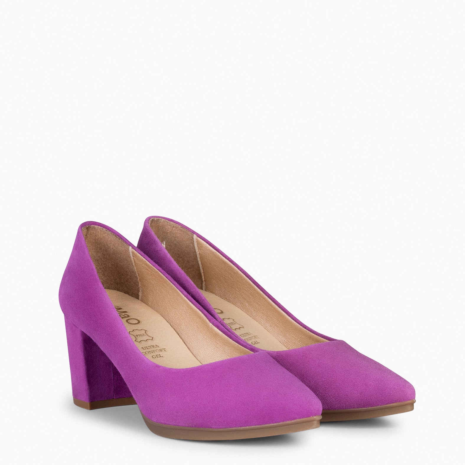 URBAN S - Zapato de tacón medio ante VIOLETA