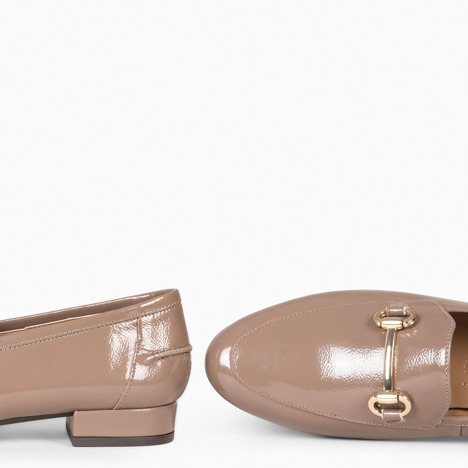ISABEL - Mocasines planos con adorno TAUPE