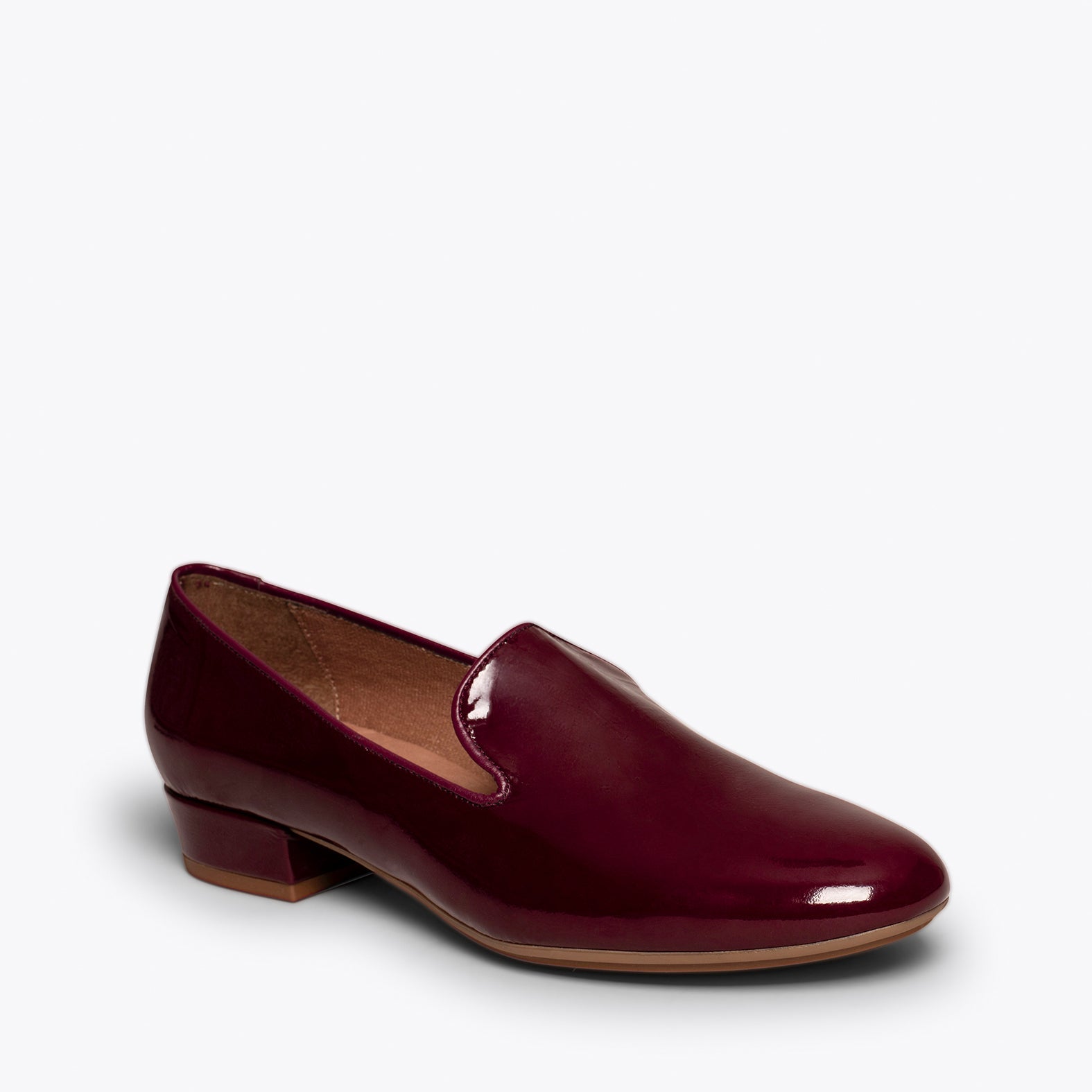 OPERA Loafer de mujer Burdeos de charol