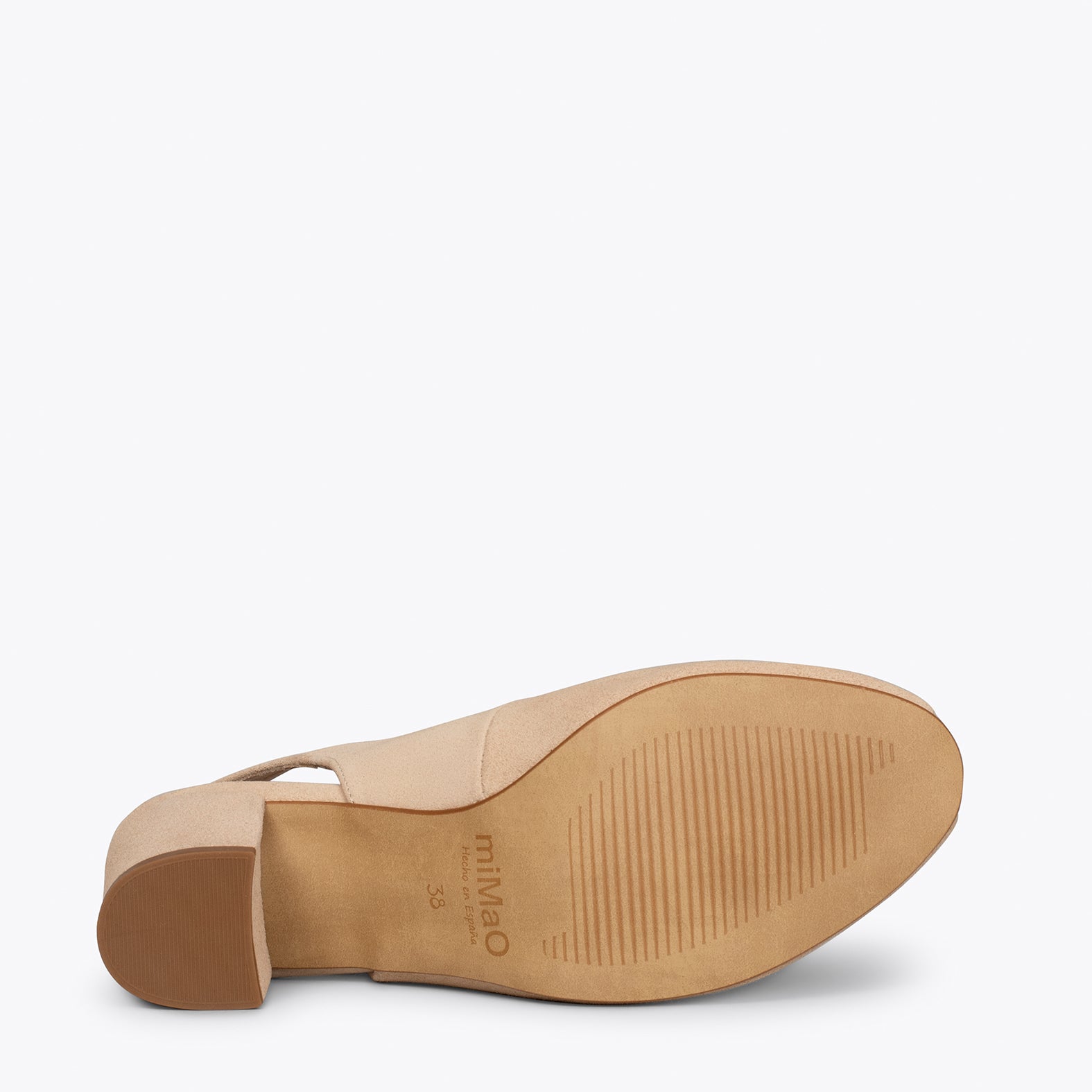 WOMAN - Zapatos destalonados peep-toe BEIGE