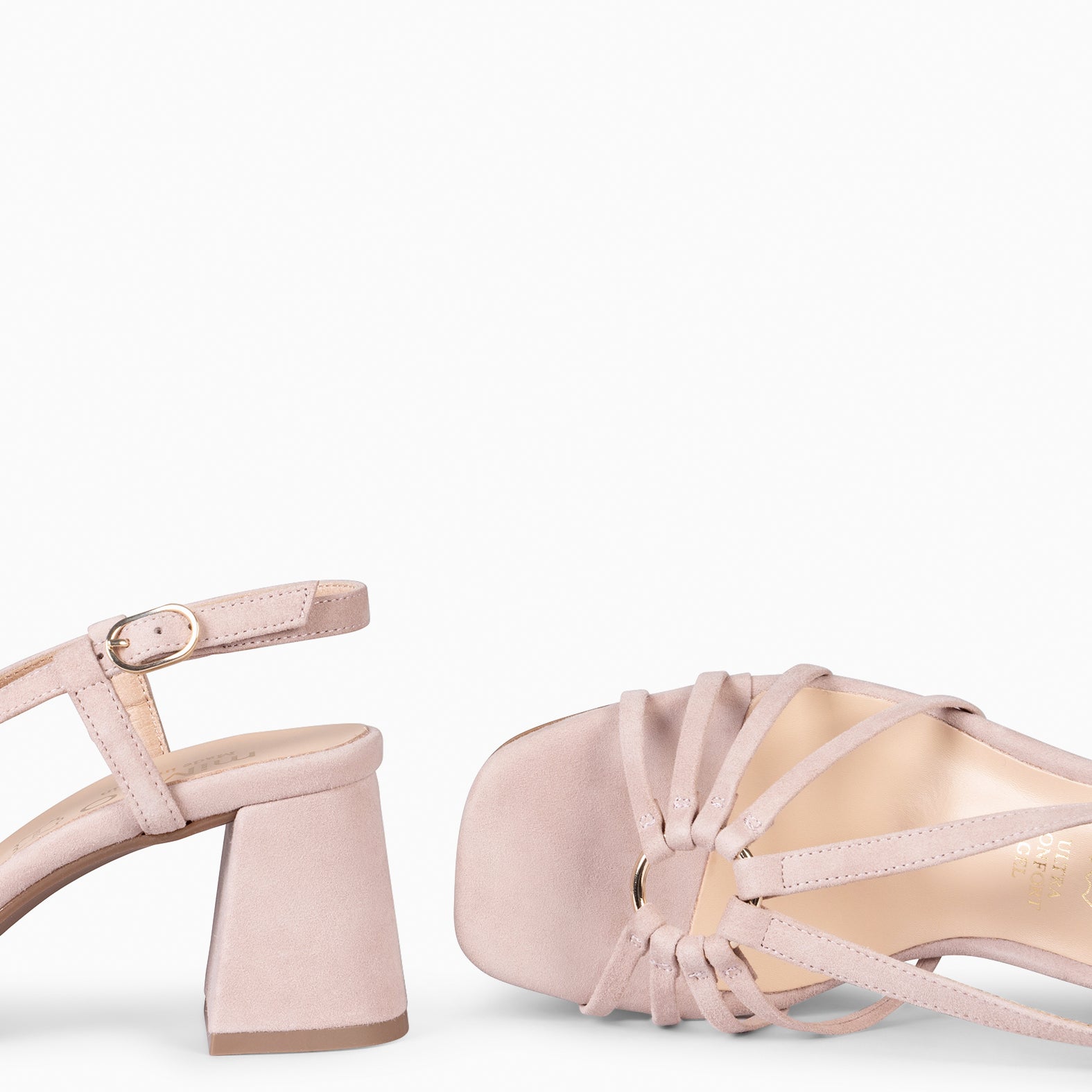 SOLEIL - Sandalias de tacón ROSA CLARO