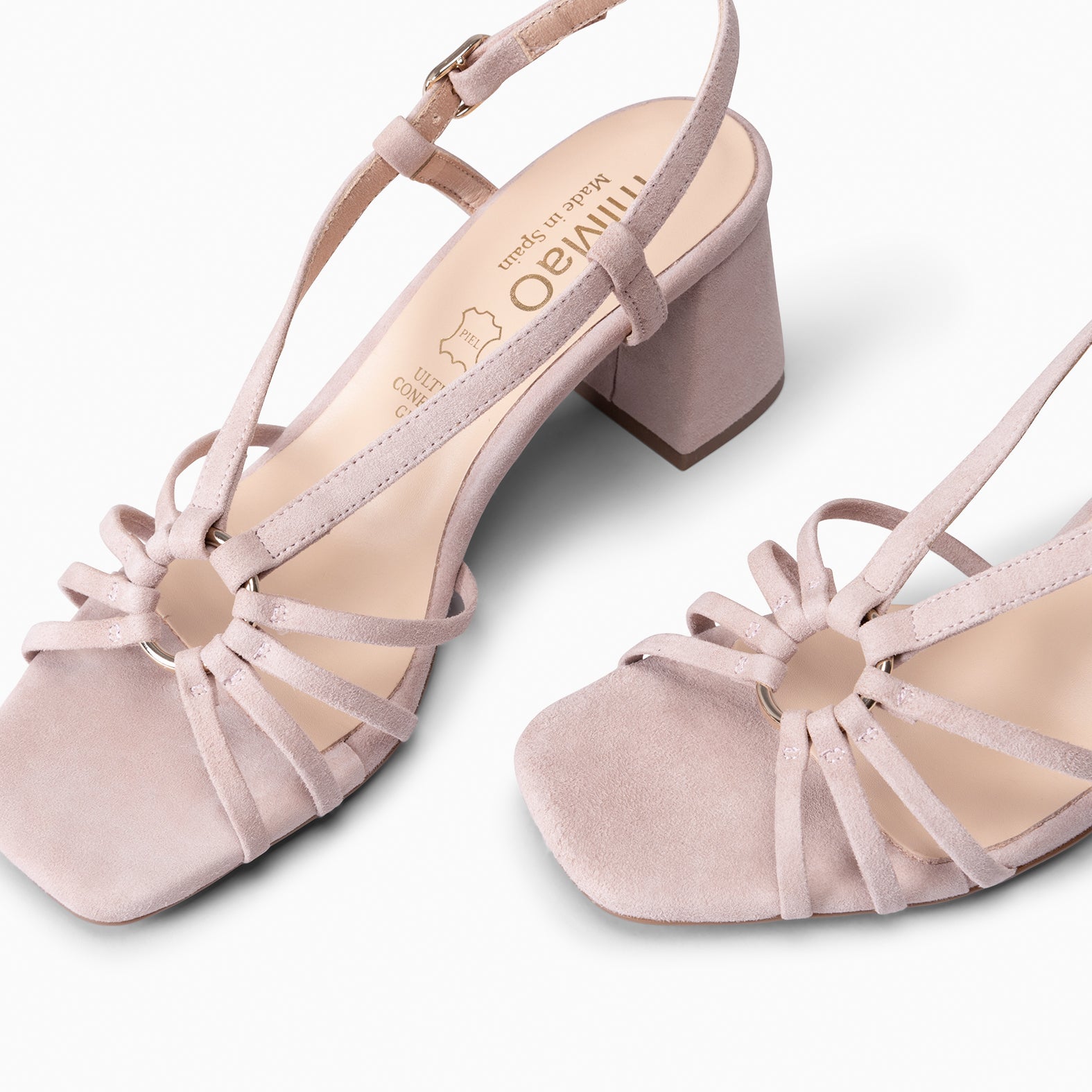 SOLEIL - Sandalias de tacón ROSA CLARO