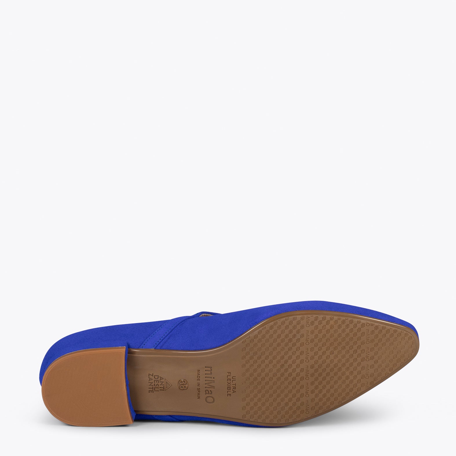 MERCEDITAS - Zapatos planos con hebilla AZUL ELÉCTRICO