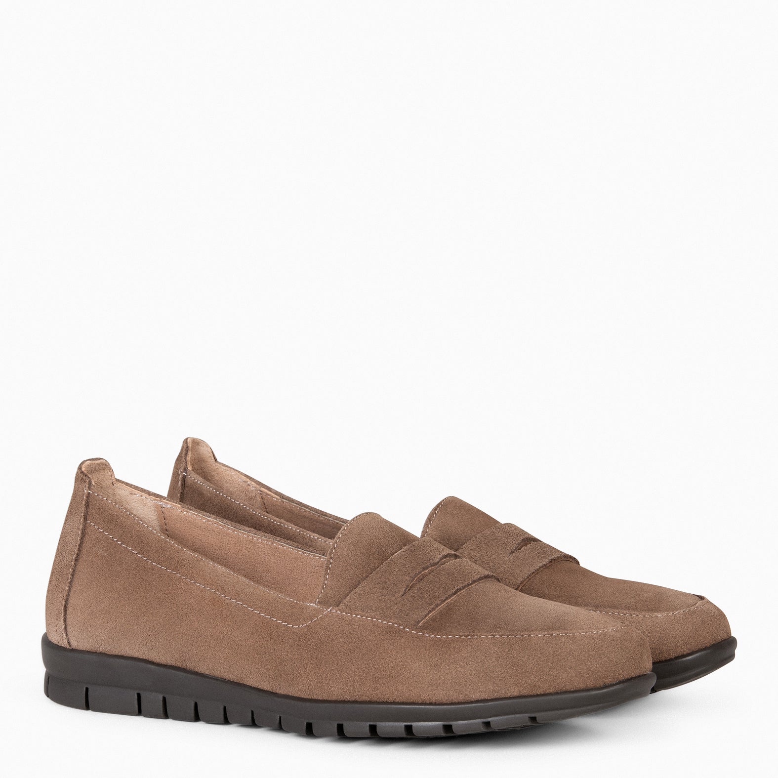 360 - Mocasines con antifaz TAUPE