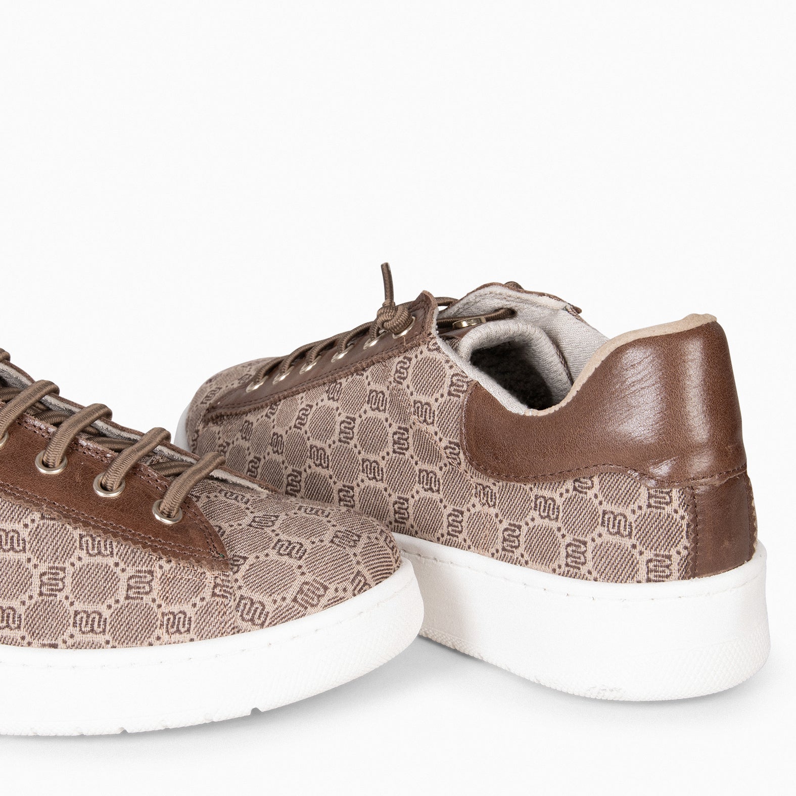 TOULOUSE - Zapatillas cordones elásticos MARRON