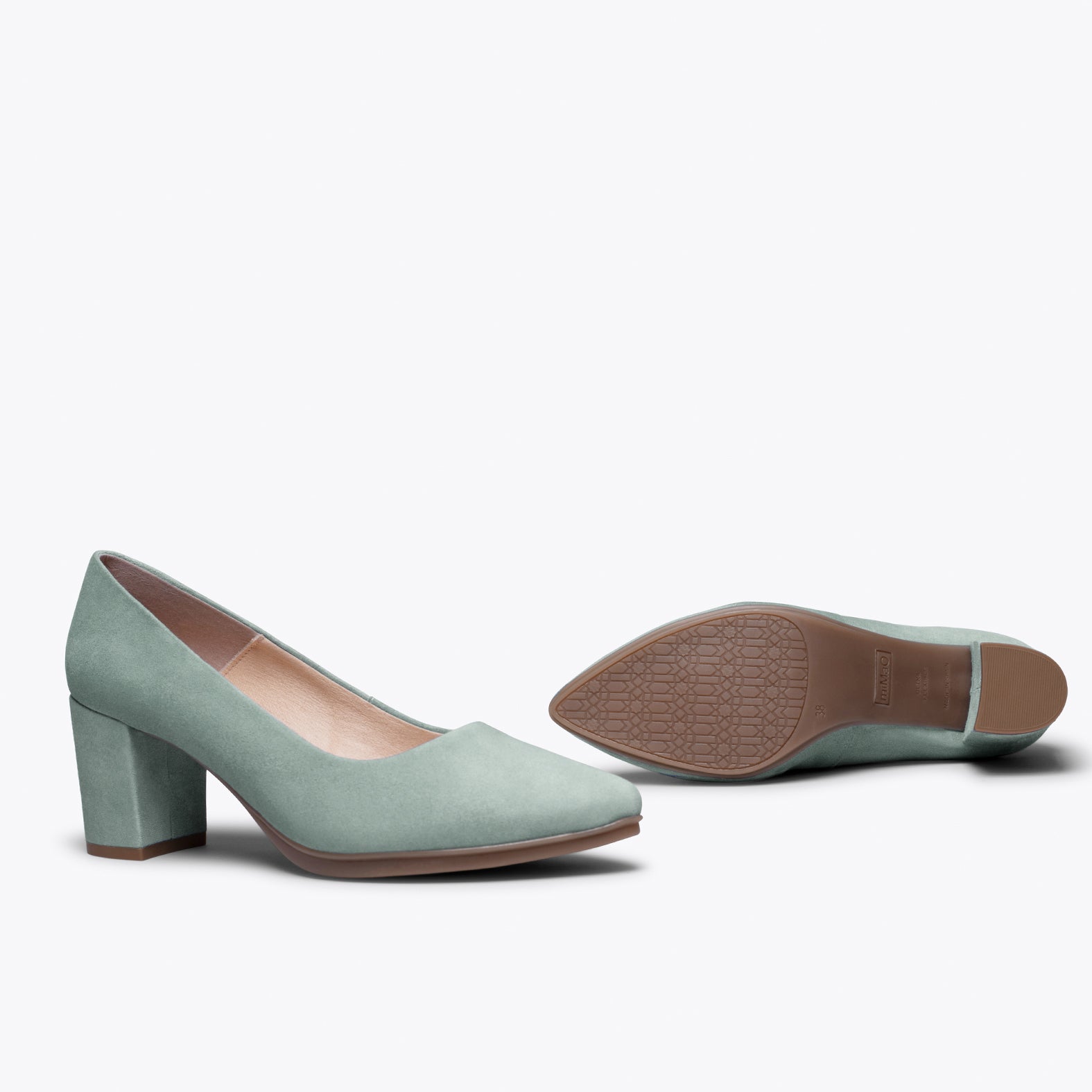 URBAN S - Zapato de tacón medio VERDE SALVIA