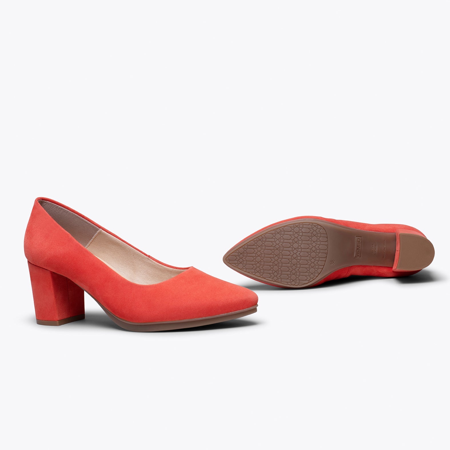 URBAN S - Zapato de tacón medio NARANJA