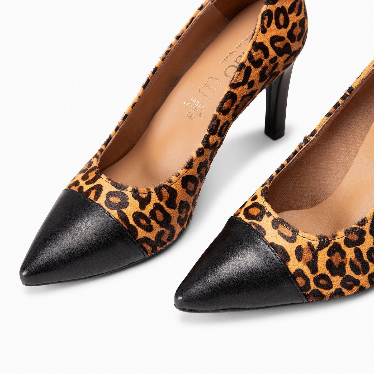 GLAM  WILD - Zapatos de tacón alto animal print NEGRO LEOPARDO