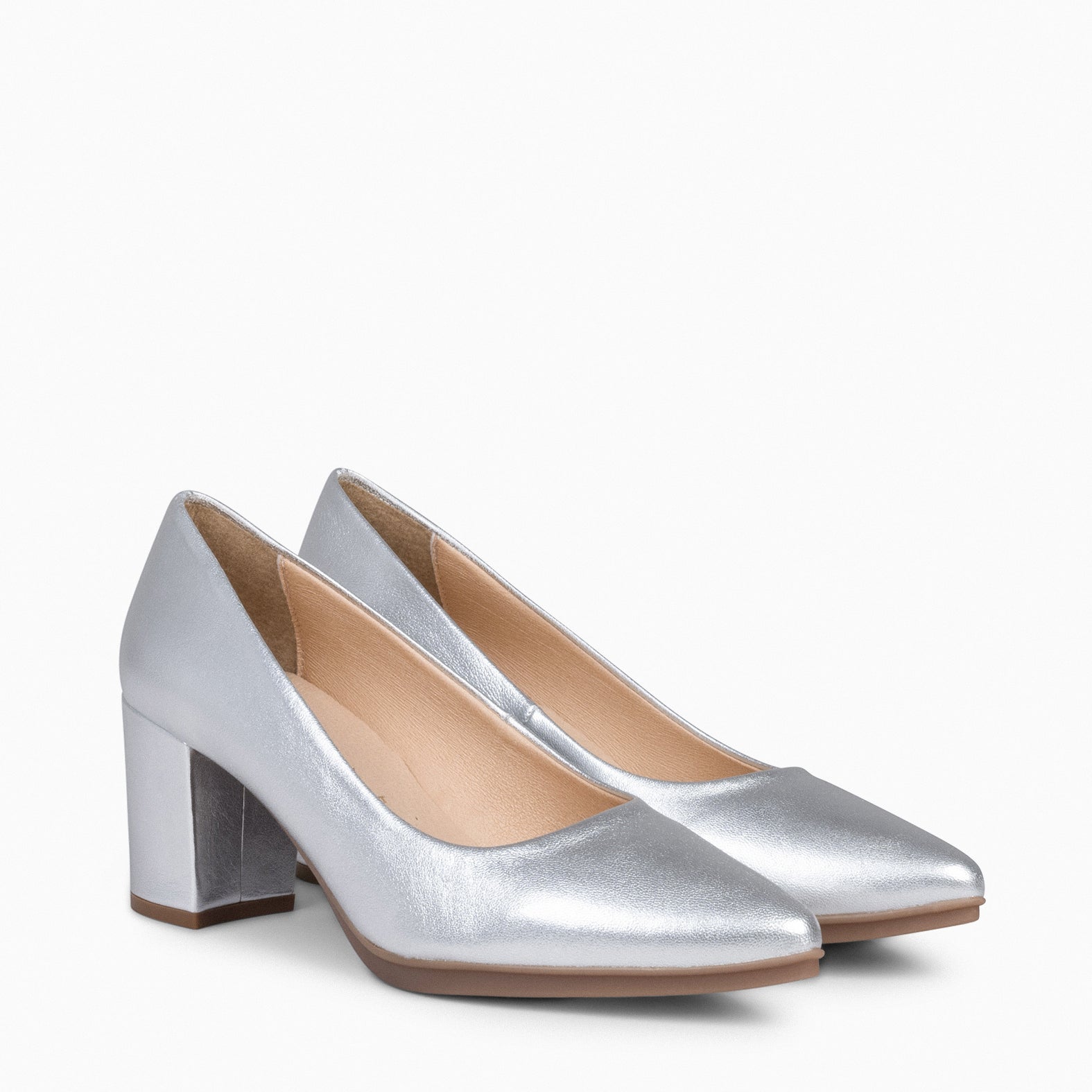 URBAN S SPLASH - Zapatos de tacón metalizados PLATA