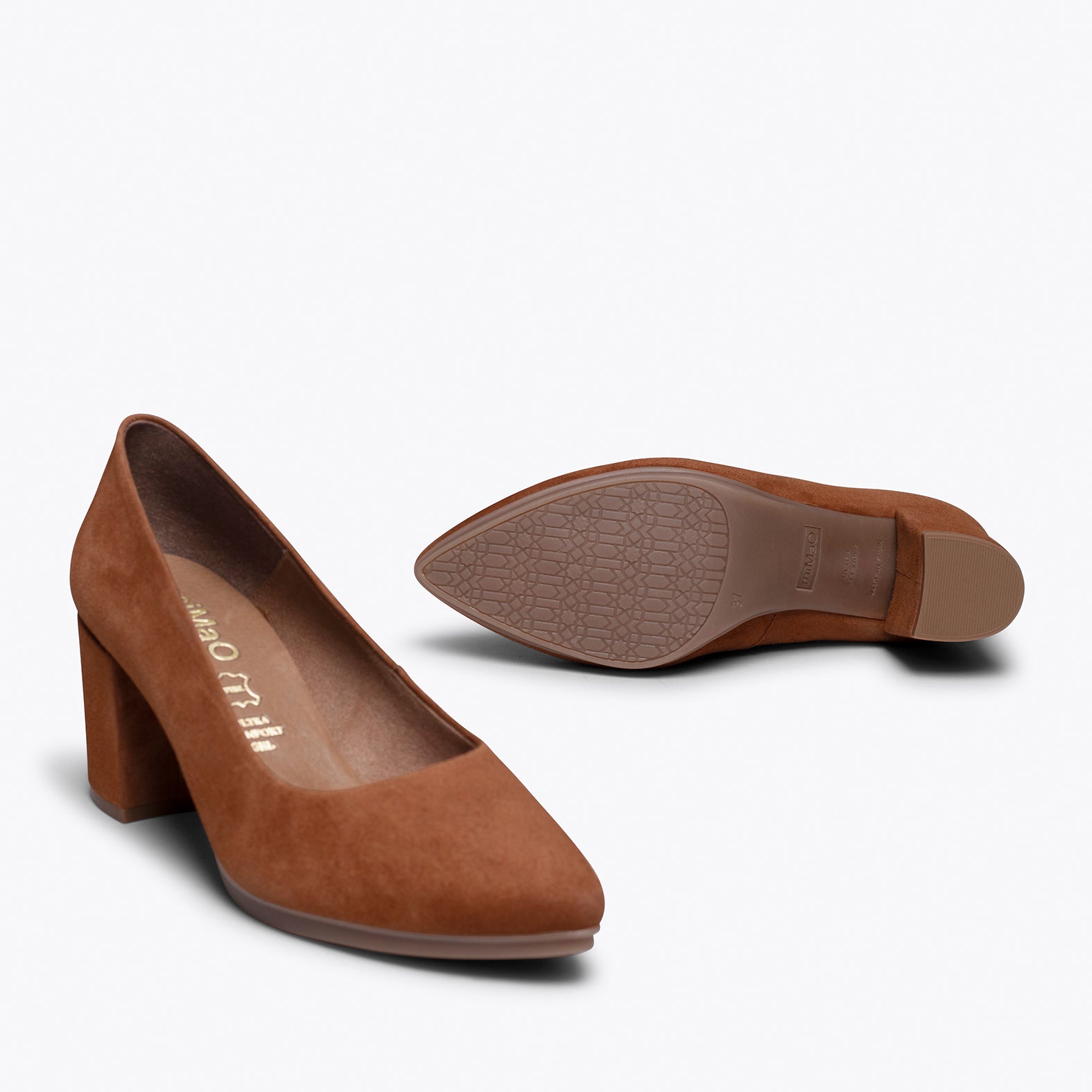 URBAN S -  Zapato de tacón medio MARRÓN