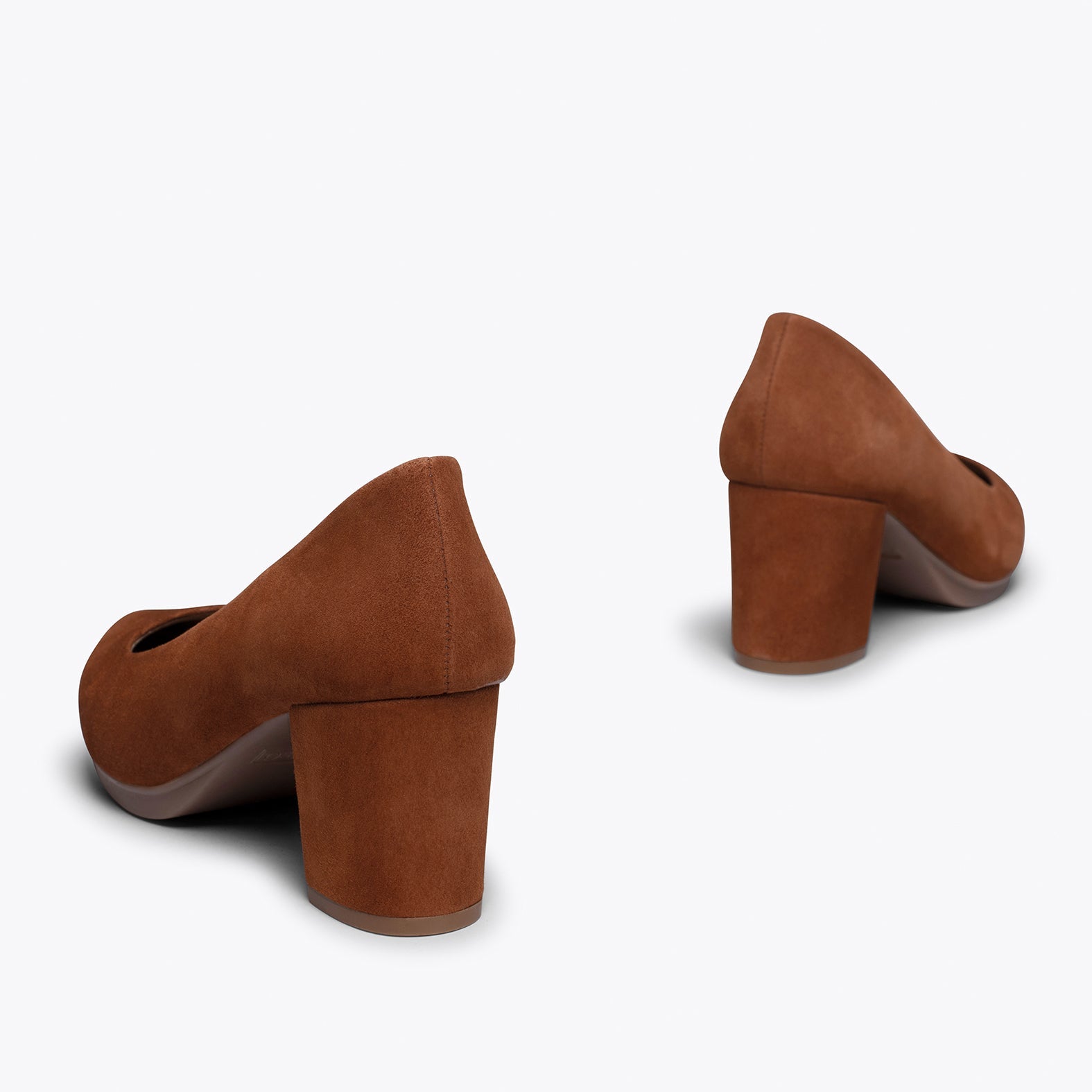 URBAN S -  Zapato de tacón medio MARRÓN