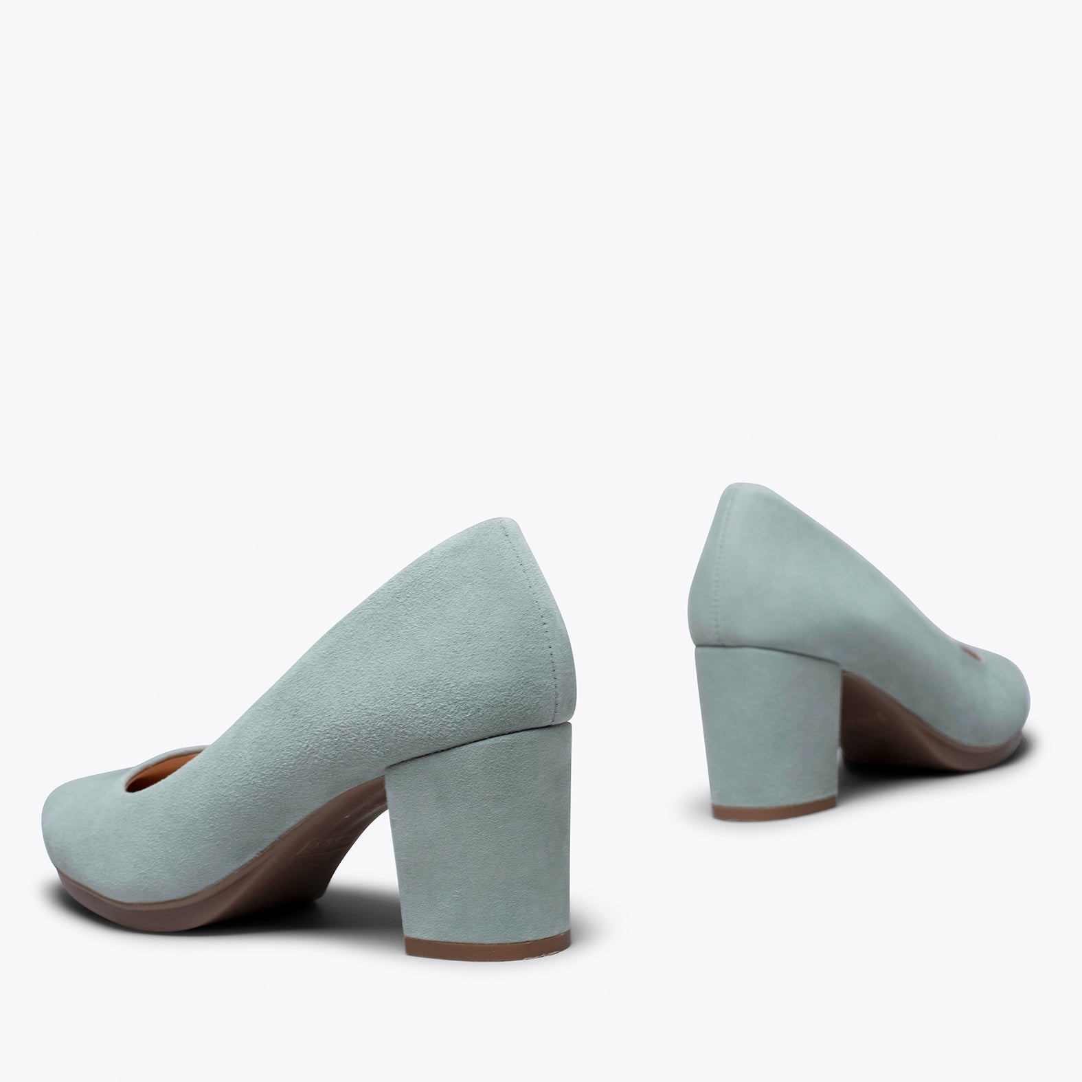 URBAN S - Zapato de tacón medio VERDE SALVIA