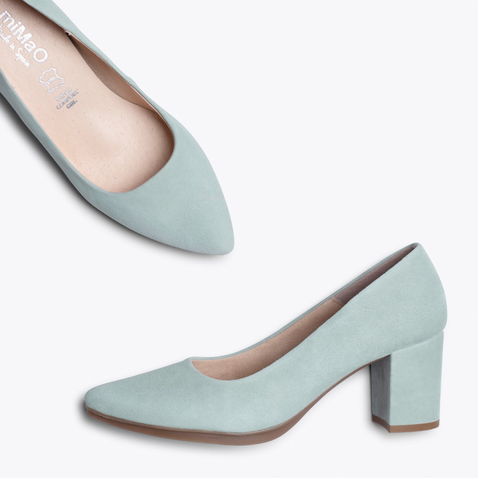 URBAN S - Zapato de tacón medio VERDE SALVIA