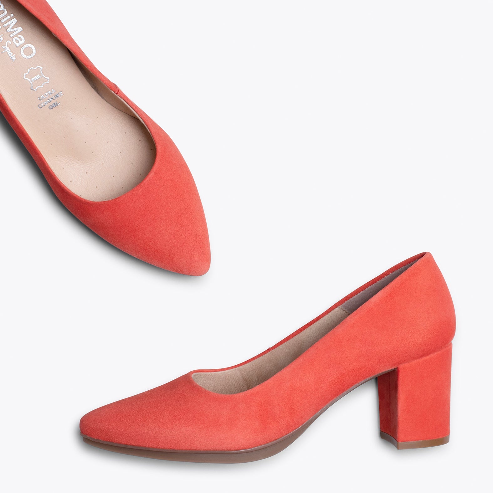 URBAN S - Zapato de tacón medio NARANJA