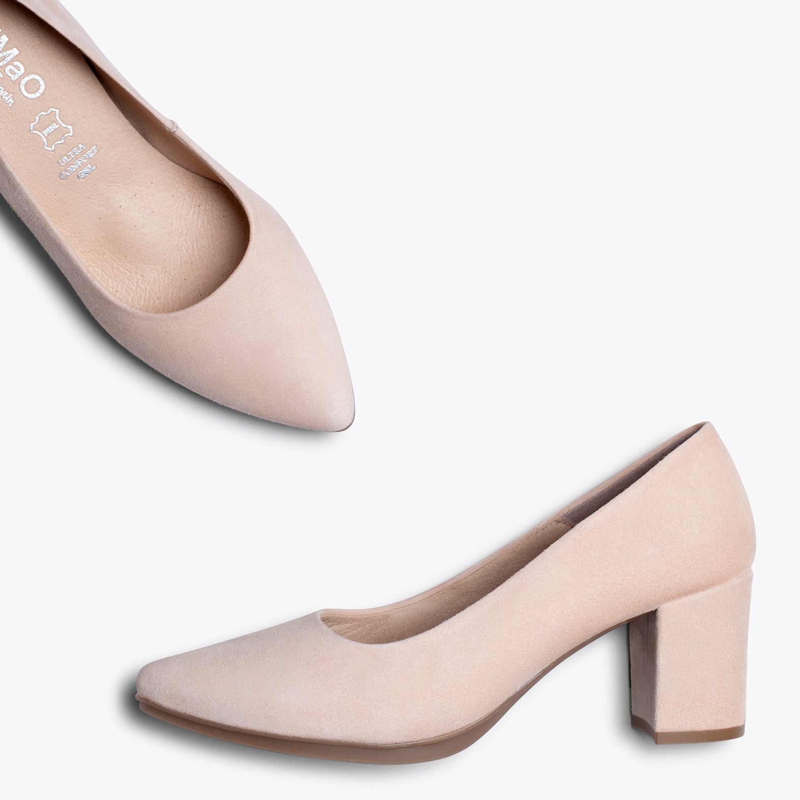 URBAN S - Zapato de tacón medio NUDE