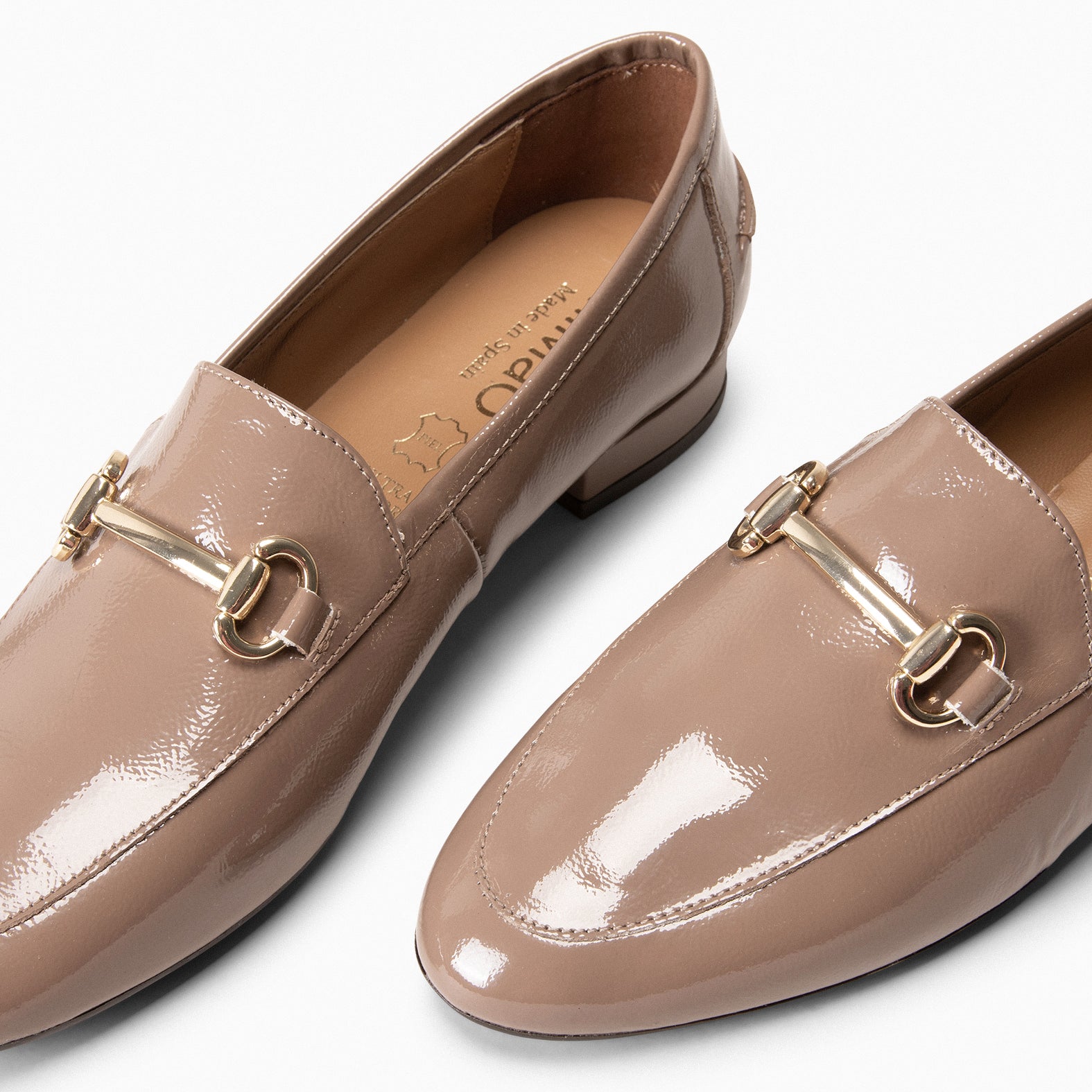 ISABEL - Mocasines planos con adorno TAUPE