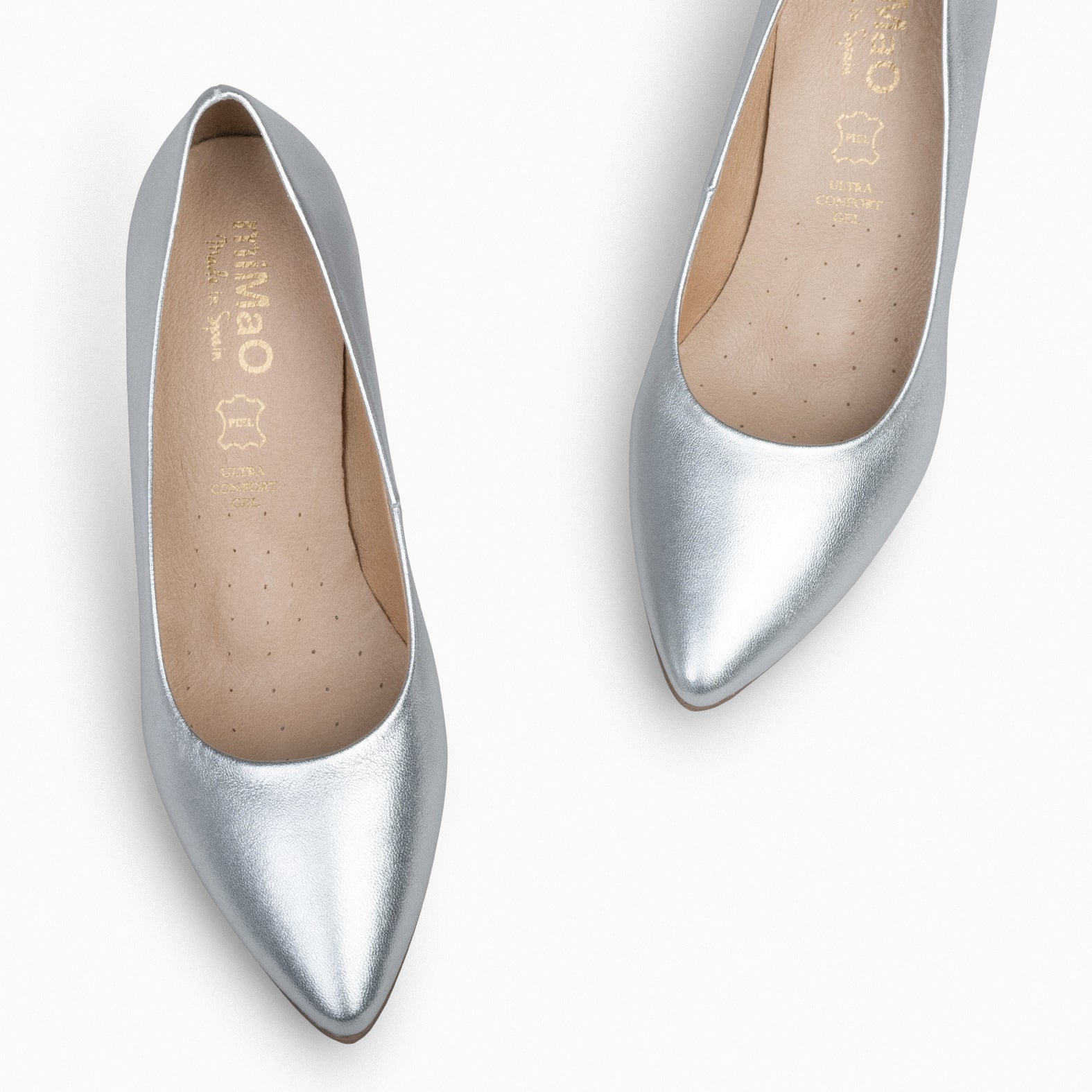 URBAN S SPLASH - Zapatos de tacón metalizados PLATA