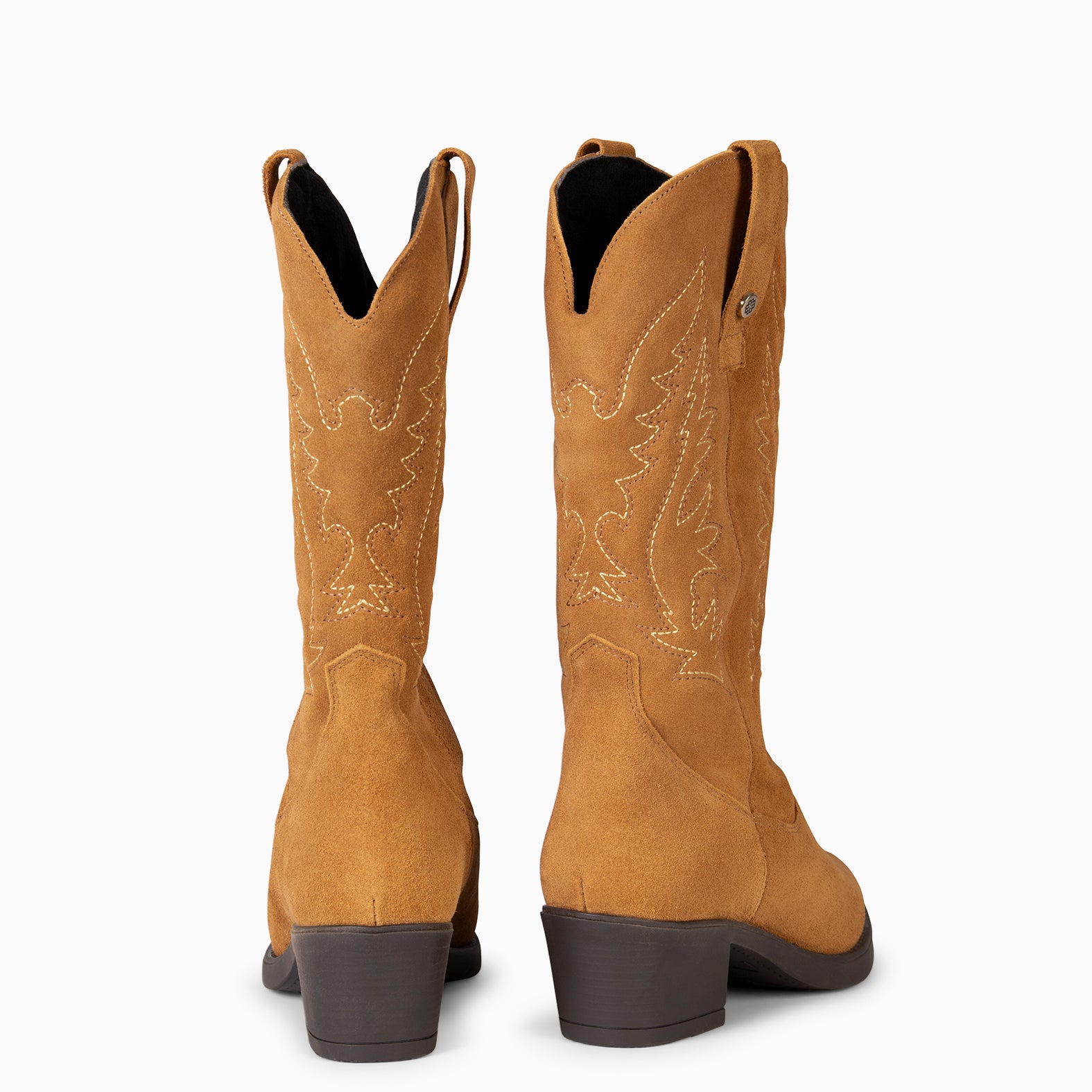 UTAH - Botas Cowboy bordado CAMEL