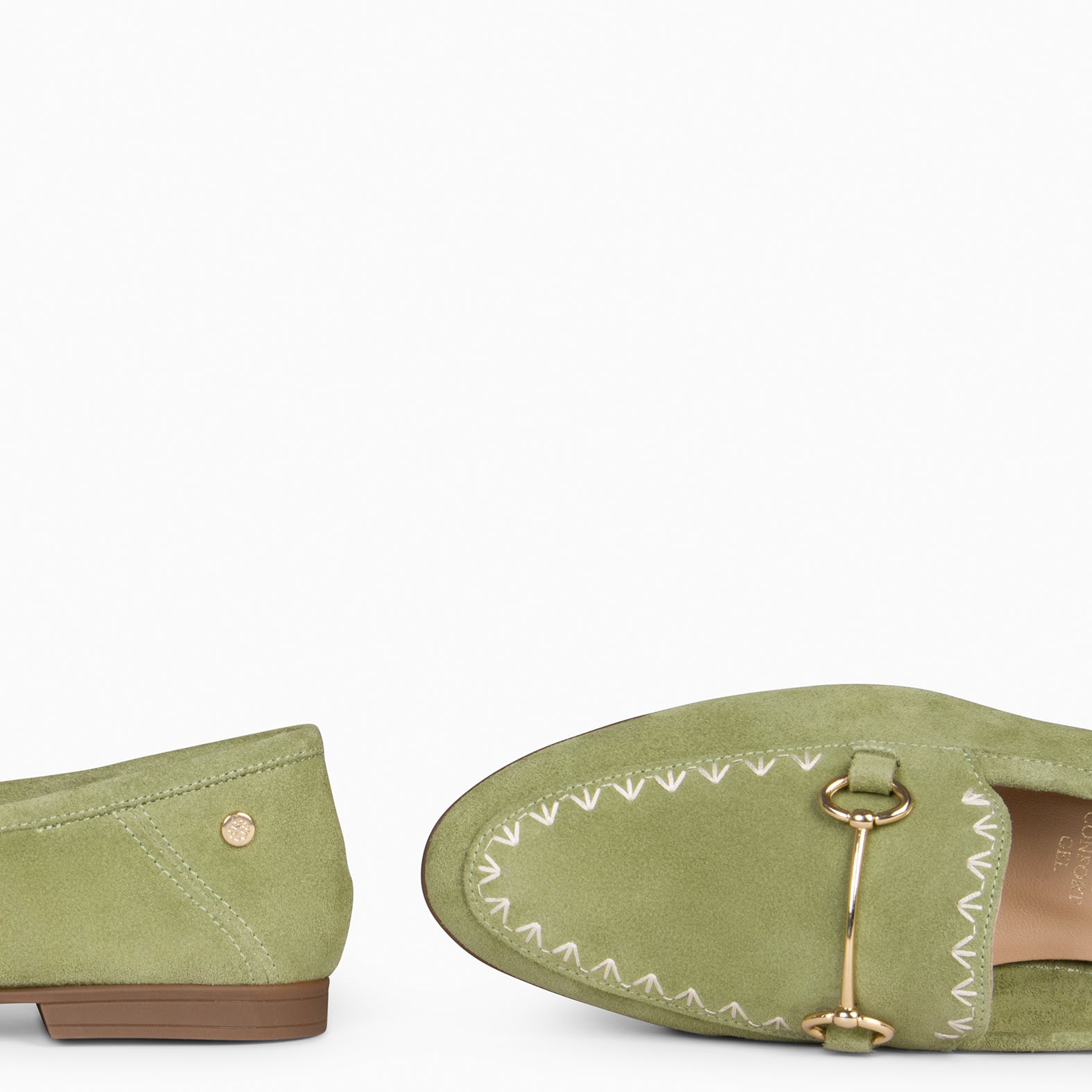 BLAKE - MOCASINES DE SERRAJE VERDE