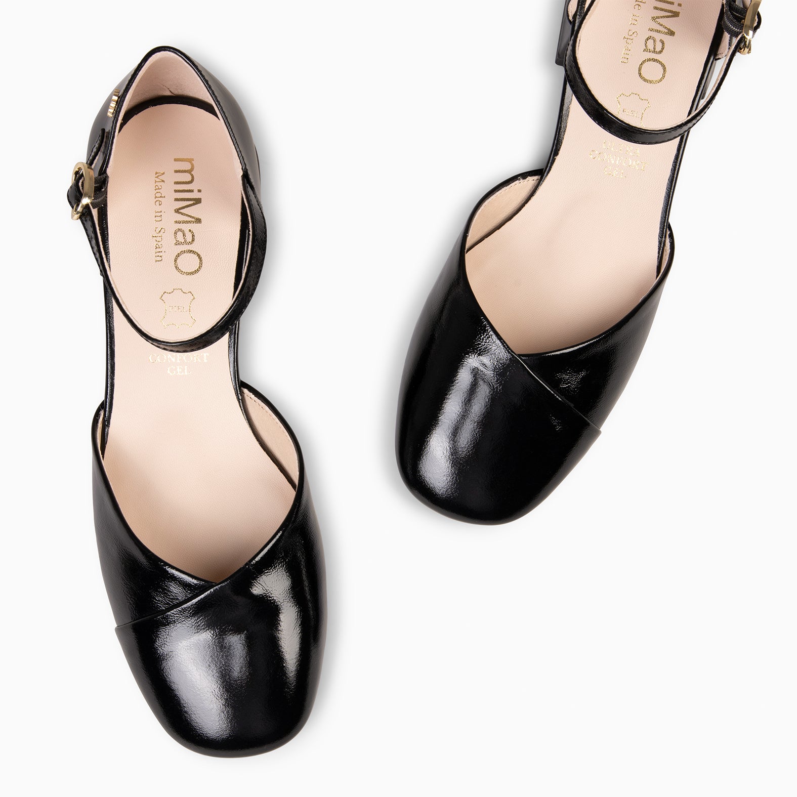 EMILY - ZAPATOS DE TACÓN BAJO NEGRO