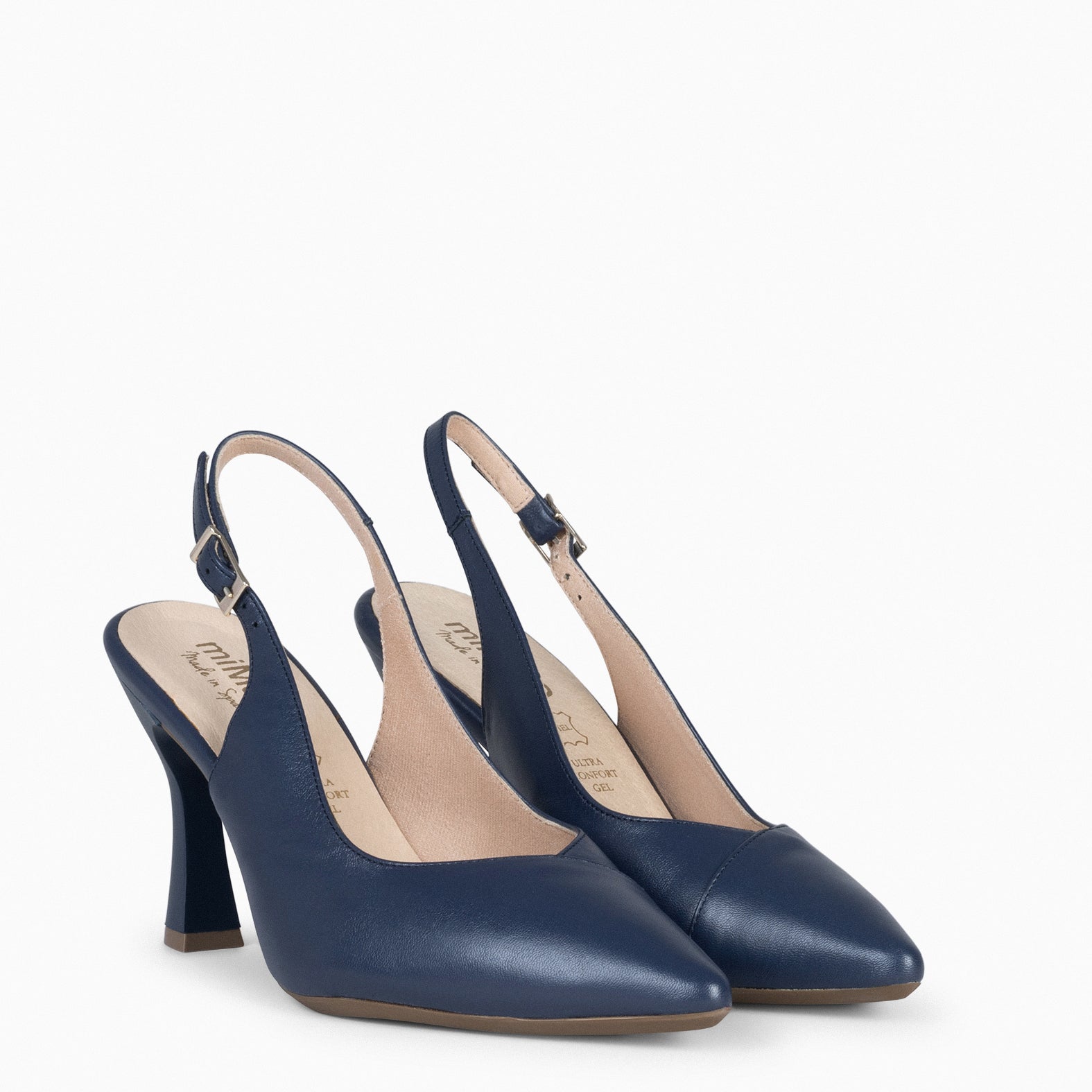 GLAM DESTALONADO - Zapatos de tacón destalonados de napa TINTA