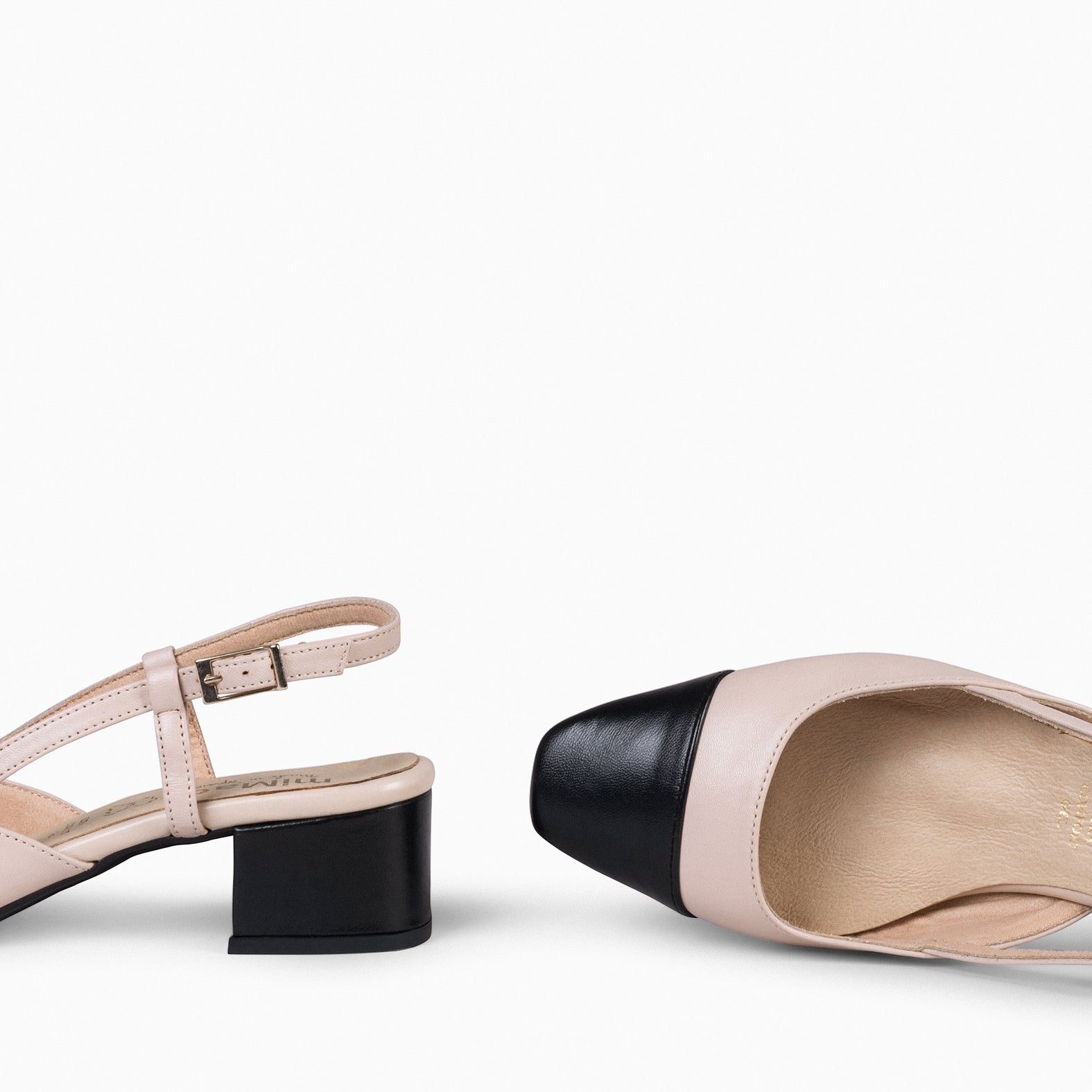 AUDREY - Zapatos destalonados con puntera TRUE NUDE