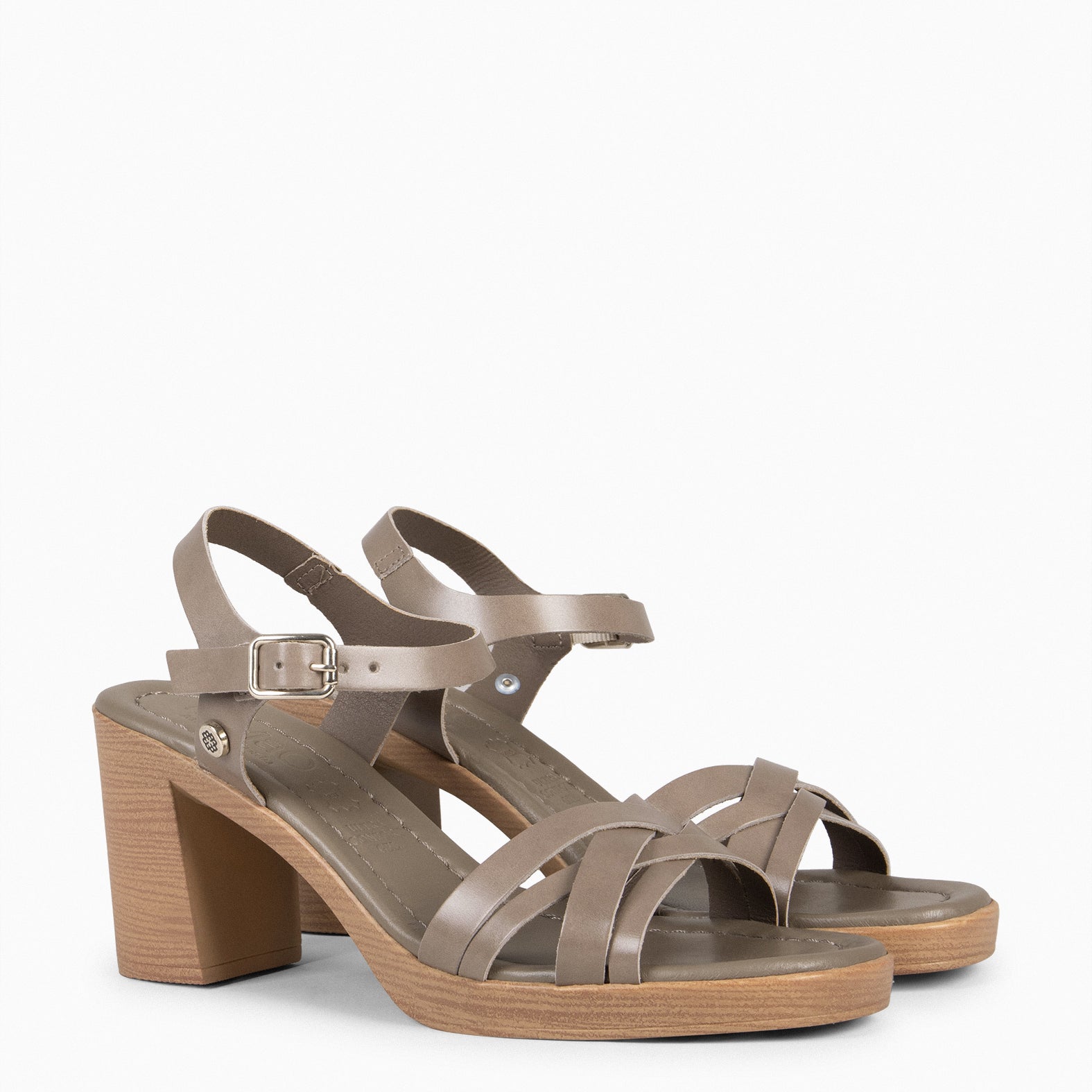 AROA - Sandalias tacón Alto TAUPE