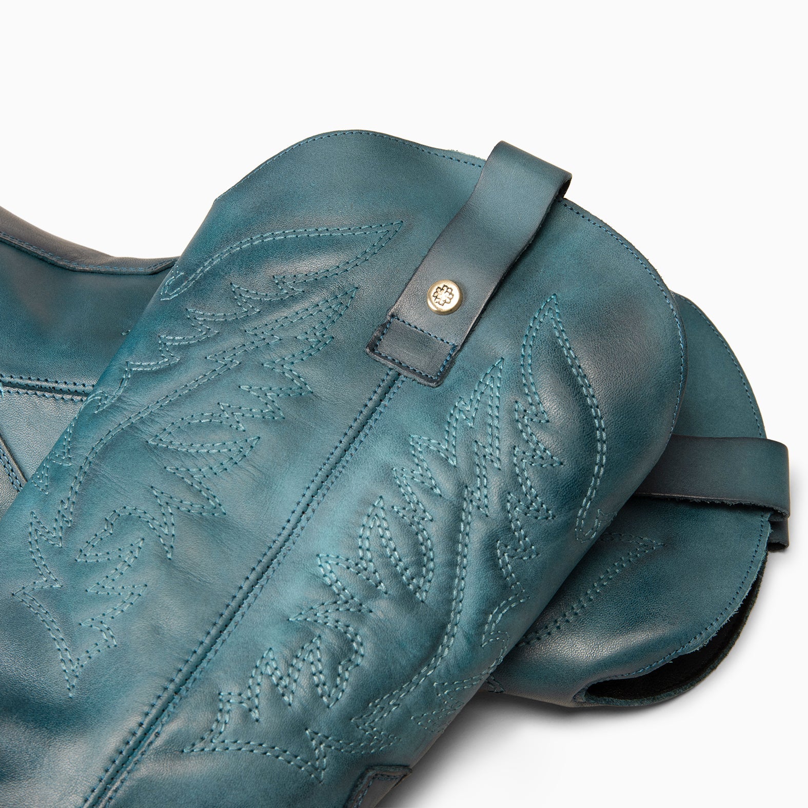 UTAH - Botas Cowboy bordado AZUL