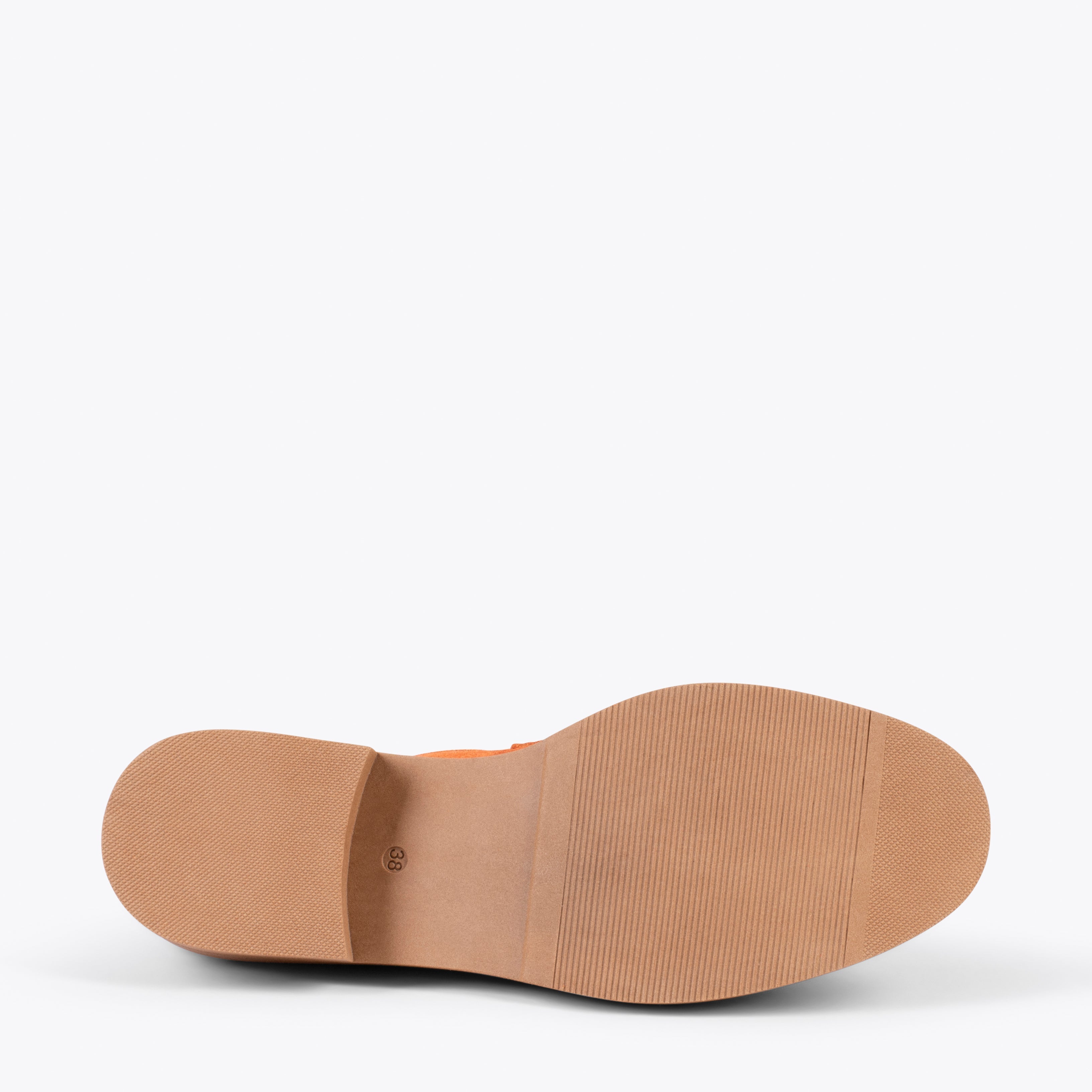 CASUAL - Mocasines básicos con antifaz NARANJA