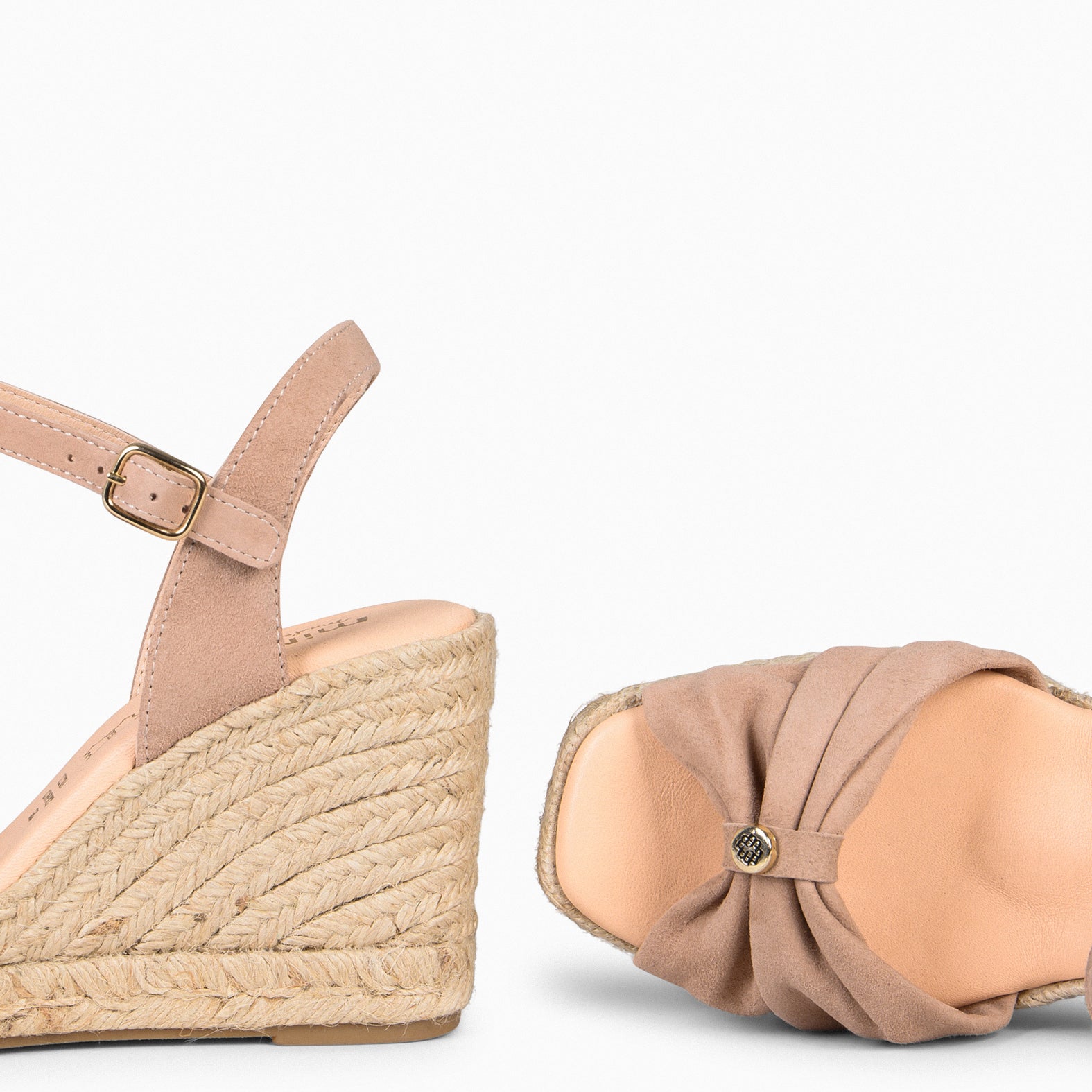 MIRASOL – Cuñas altas de esparto NUDE