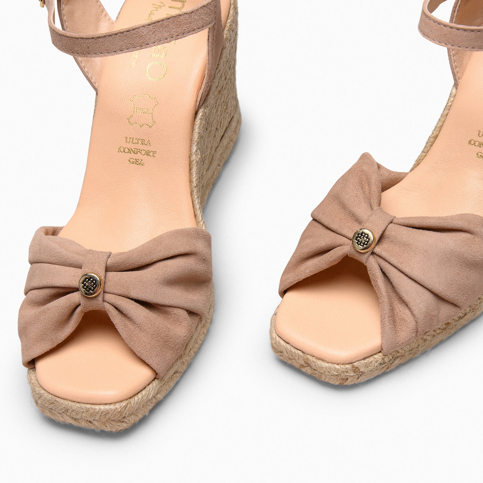 MIRASOL – Cuñas altas de esparto NUDE