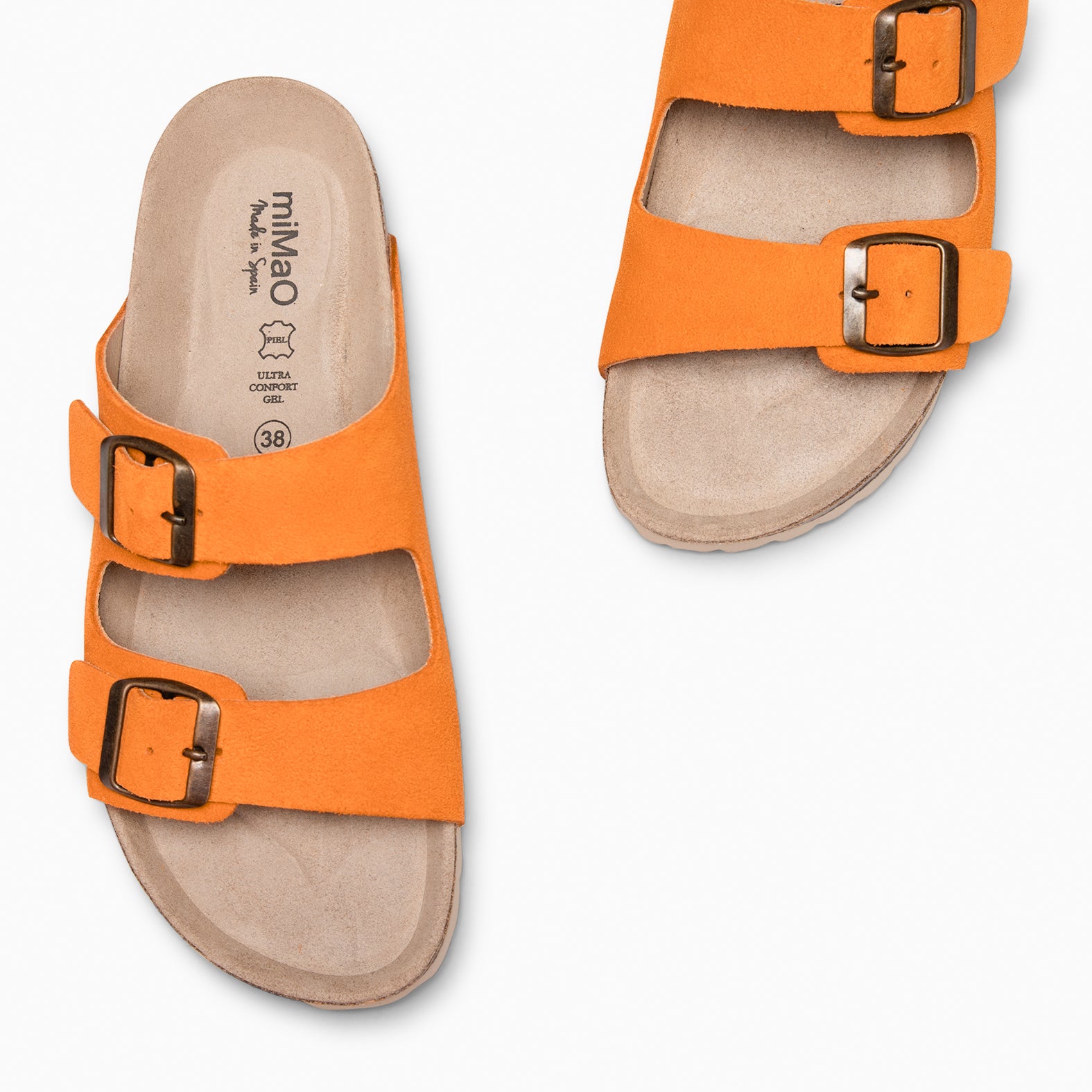 BORA - Sandalia tipo chancla NARANJA