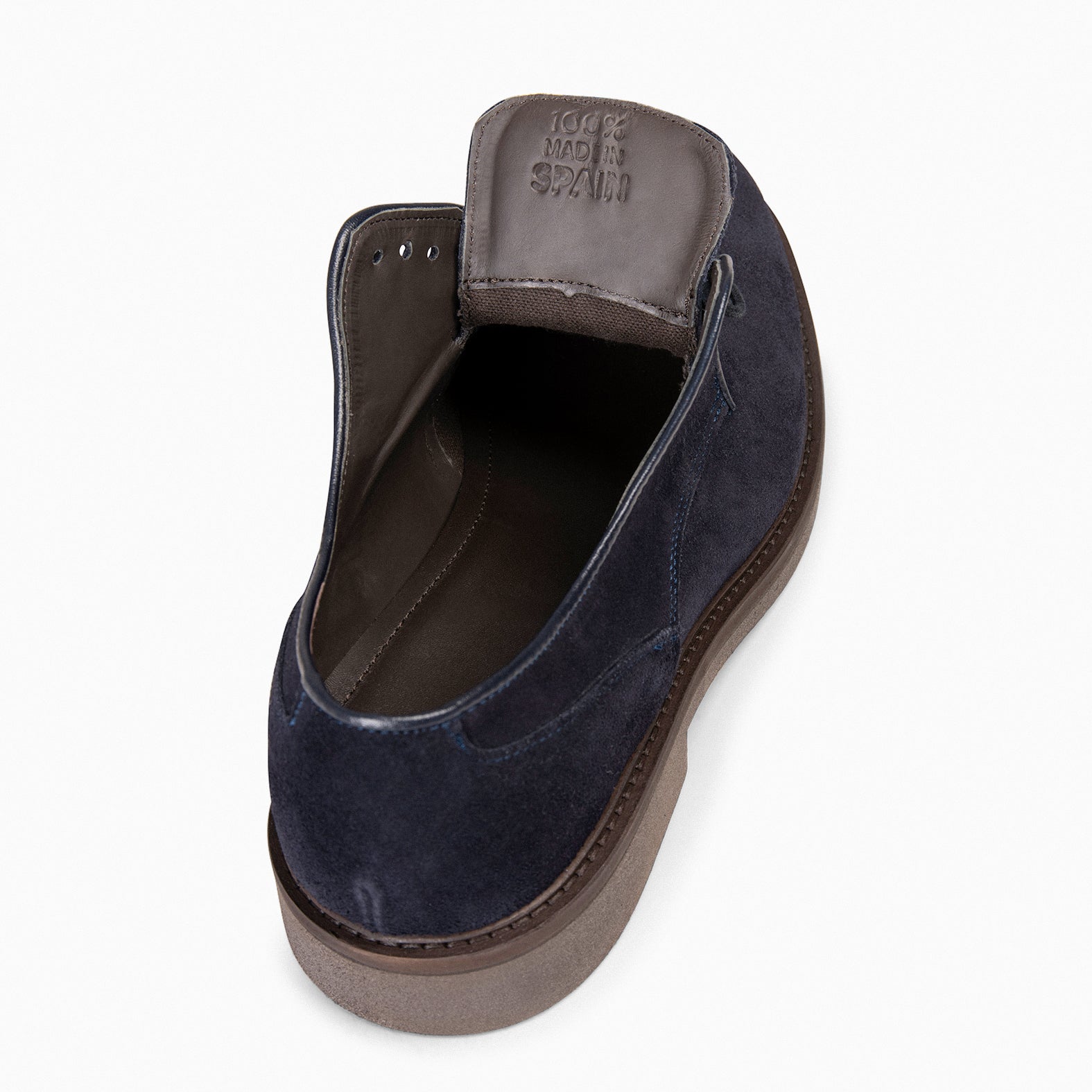 ALONSO – Zapato de vestir de serraje MARINO