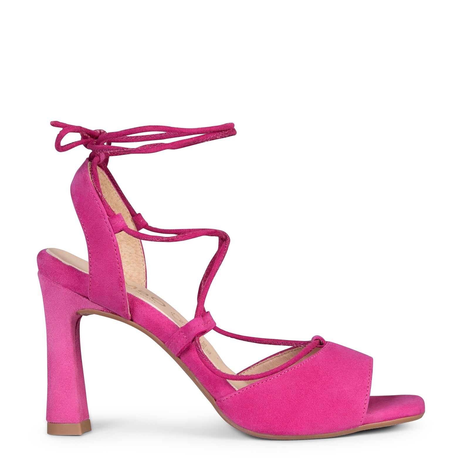 MÓNICA - SANDALIAS ELEGANTES DE TACÓN FUCSIA