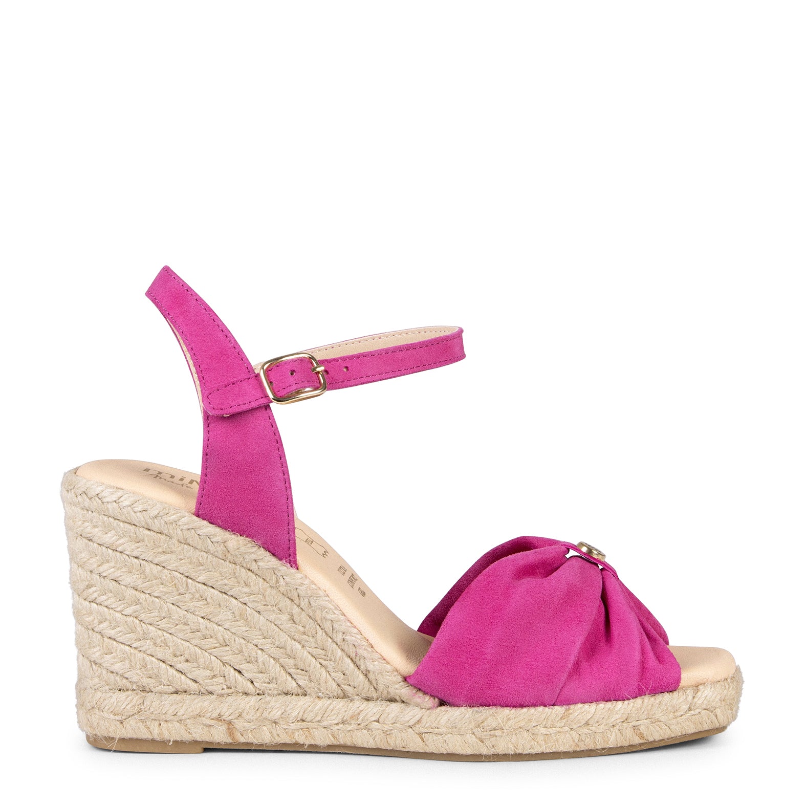 MIRASOL – Cuñas altas de esparto FUCSIA